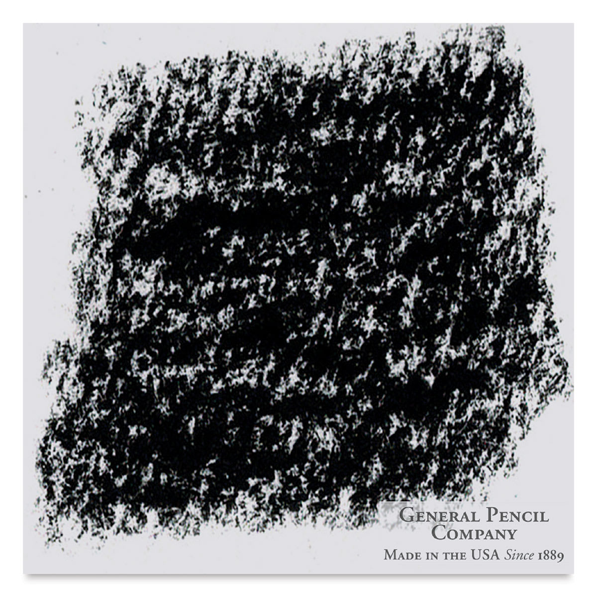 General's Charcoal Pencil - Black, 6B swatch