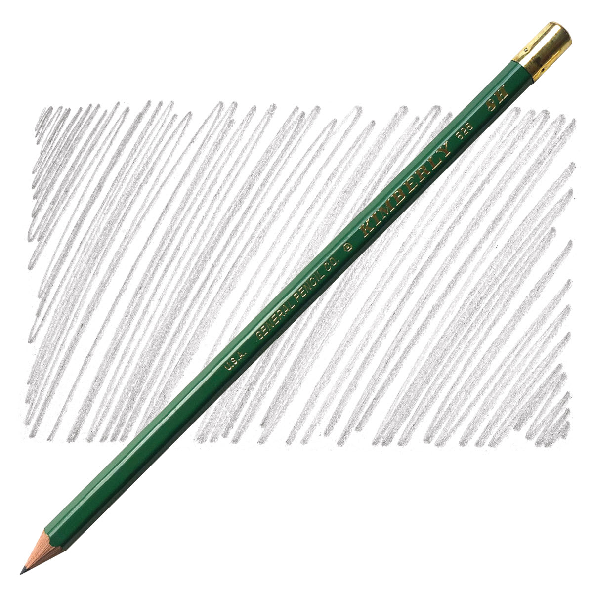 General's Kimberly Drawing Pencil - 8H pencil and swatch