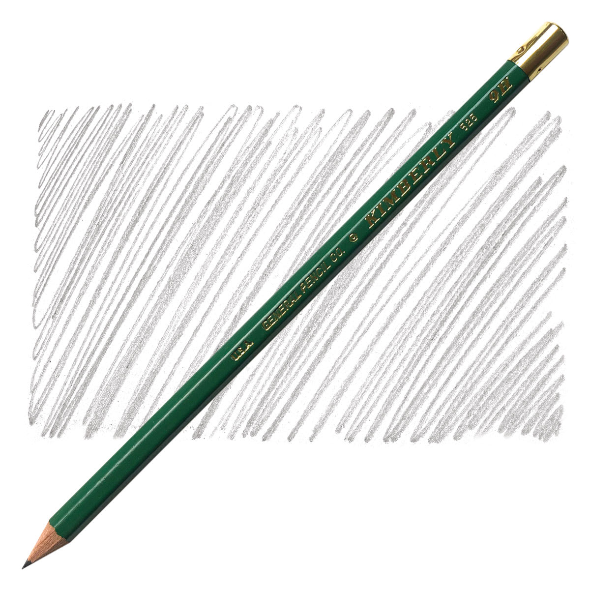 General's Kimberly Drawing Pencil - 9H pencil and swatch