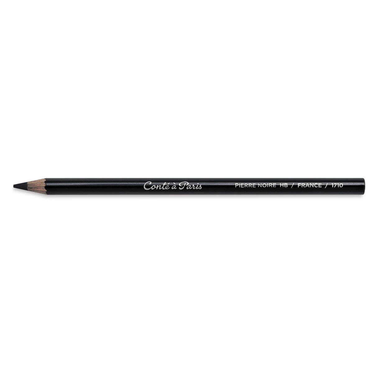 Conté à Paris Sketching Pencils - Single Pierre Noire pencil shown horizontally