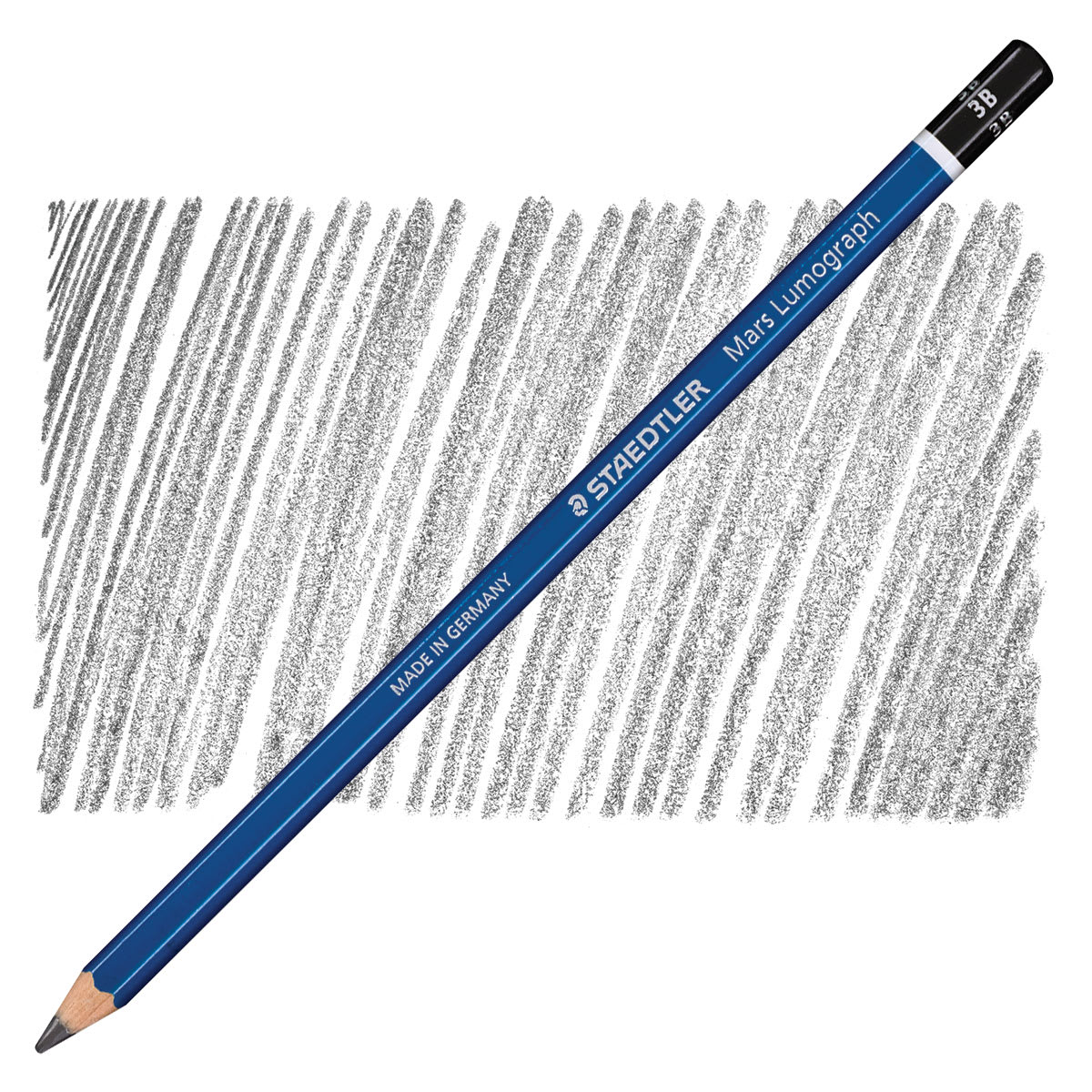 Staedtler Lumograph Drawing and Sketching Pencil - 3B pencil and swatch