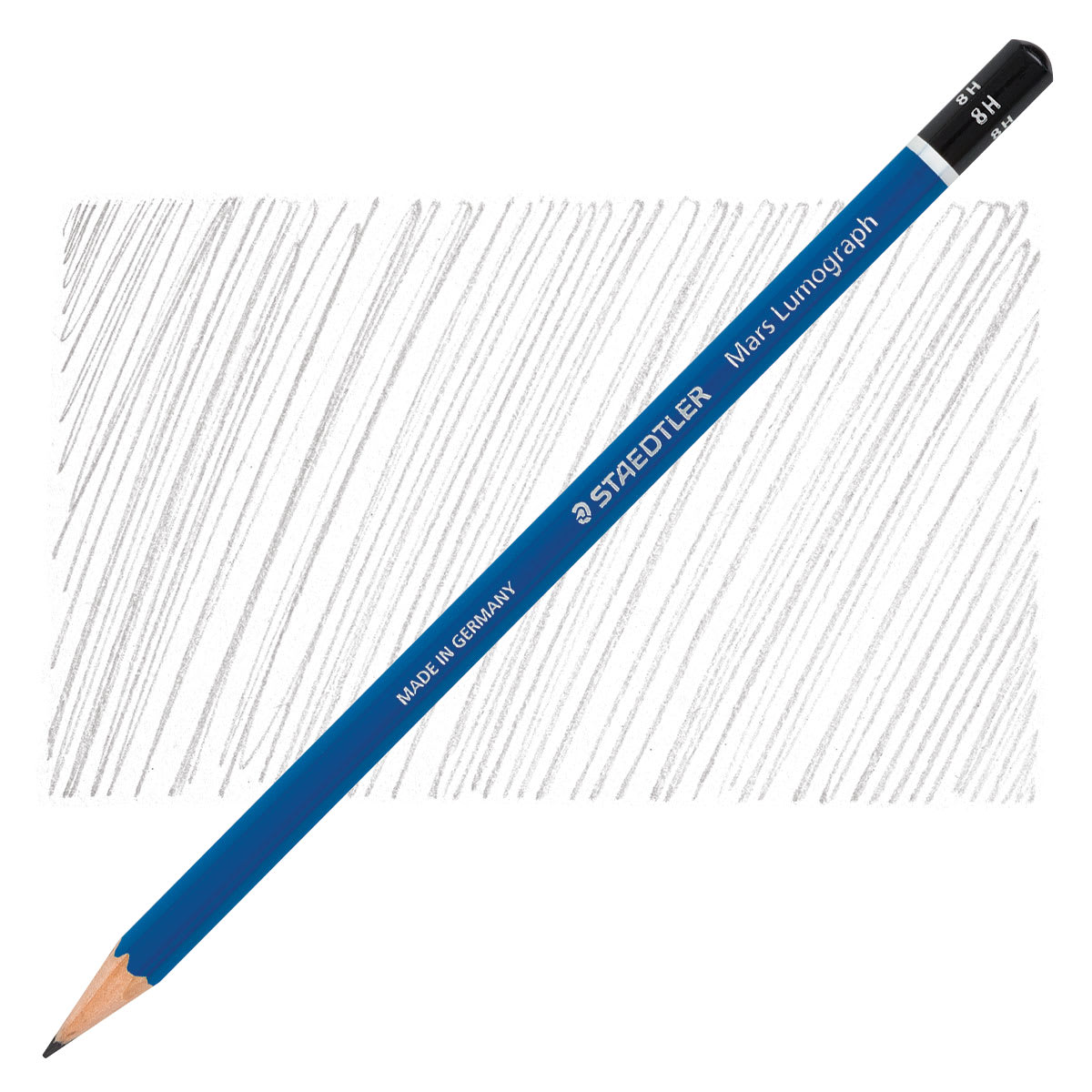 Staedtler Lumograph Drawing and Sketching Pencil  - 8H pencil and swatch