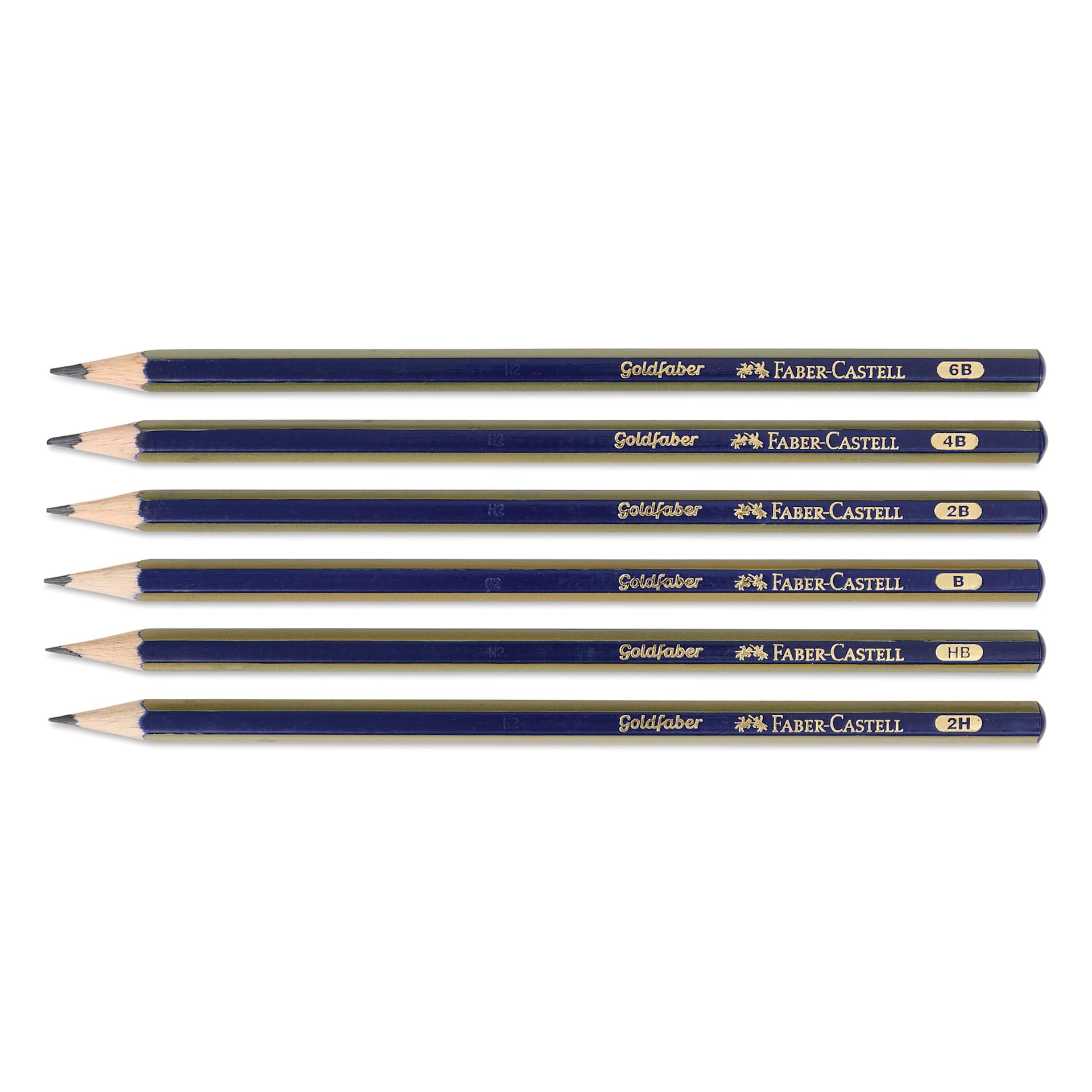 Faber-Castell Goldfaber Sketching Pencil Set - Set of 6 out of package