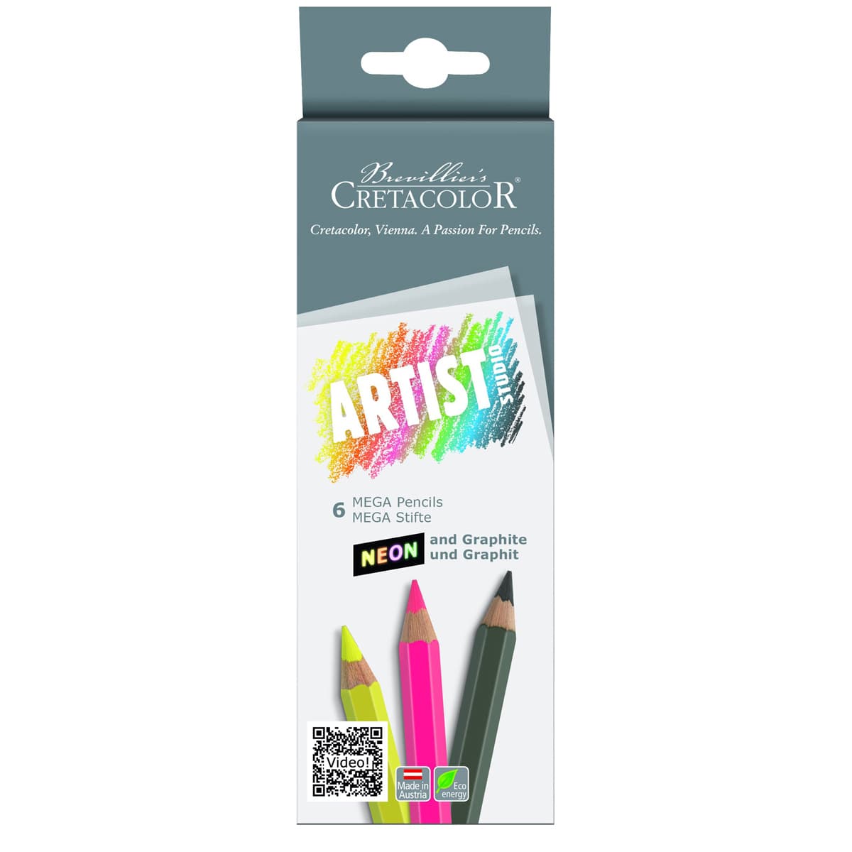 Artist Studio Mega Neon Pencil Set 6-Pencil Set