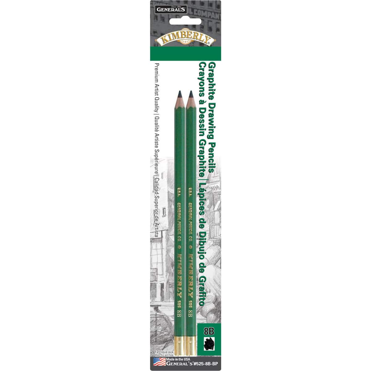 Kimberly Drawing Pencils 8B - Peggable
