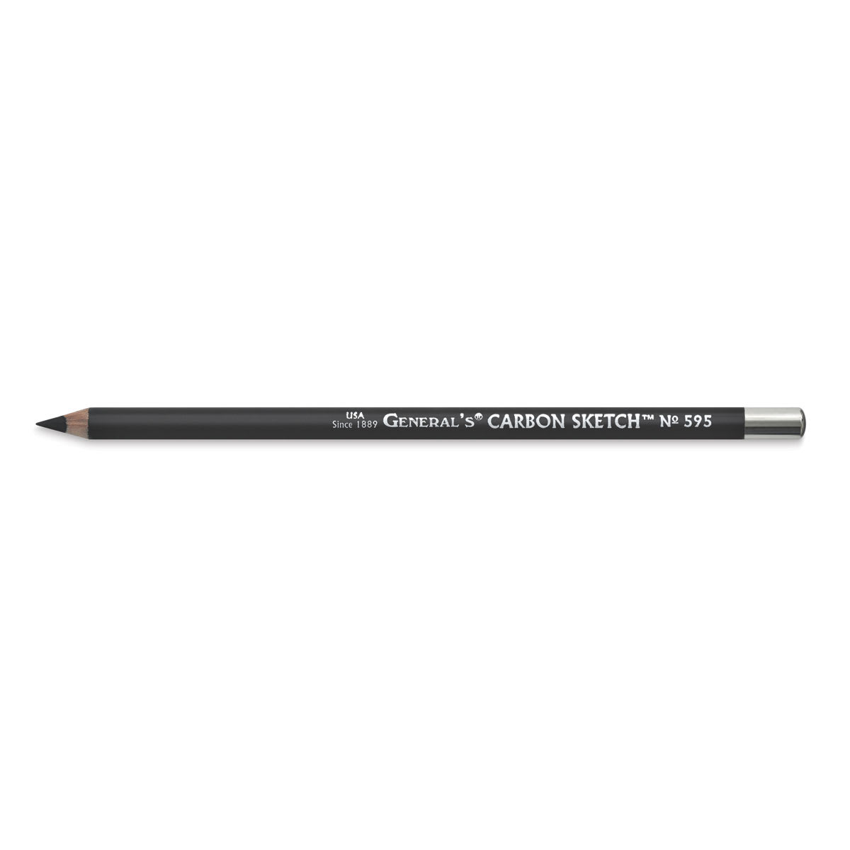 General's Carbon Sketch Pencil - Single Pencil shown horizontally