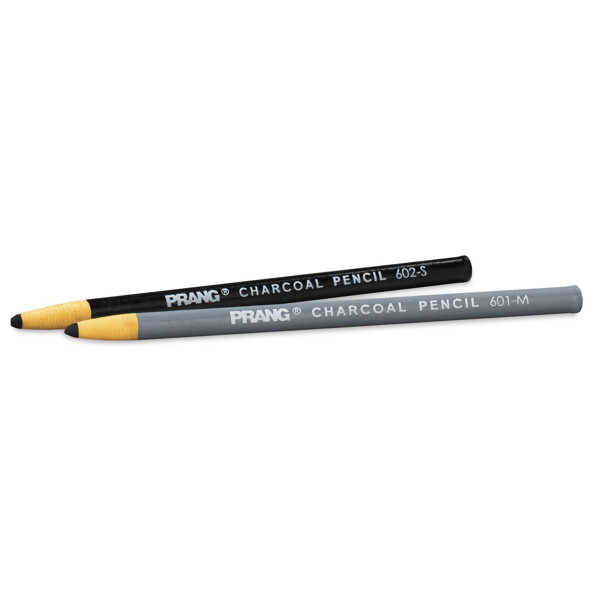 Prang Wrap Charcoal Pencils - Set of 2, pencils laid out
