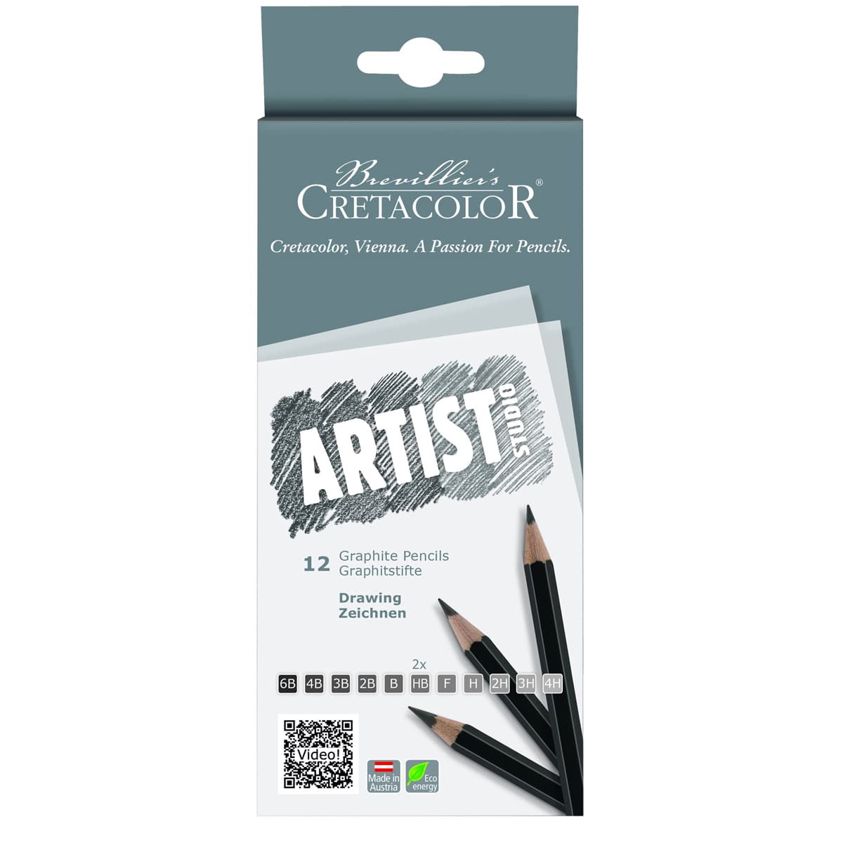 Artist Studio Graphite Pencils Set 12-Pencil Set