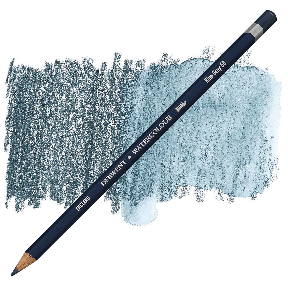 Derwent Watercolor Pencil - Blue Gray pencil and swatch
