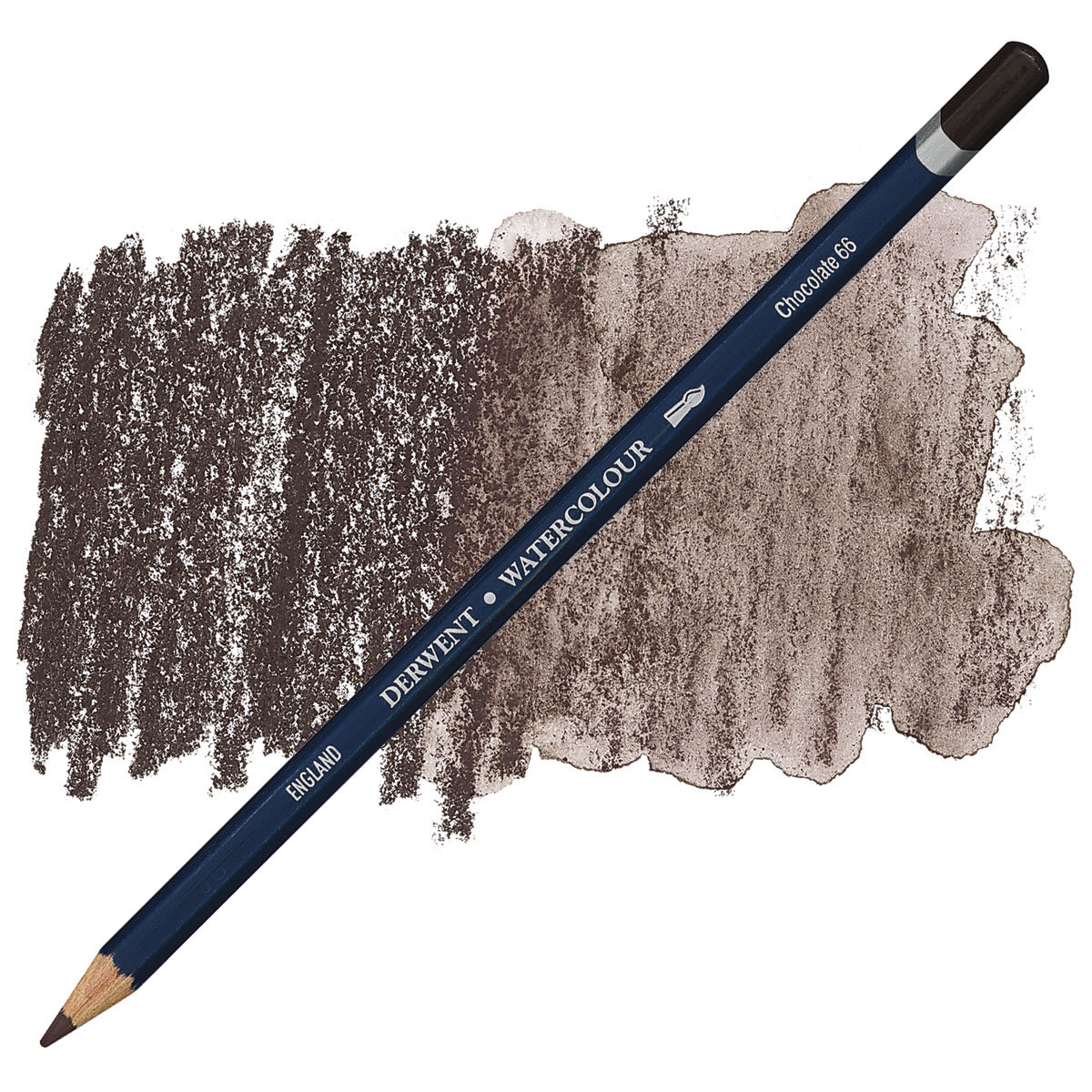 Derwent Watercolor Pencil - Chocolate pencil and swatch