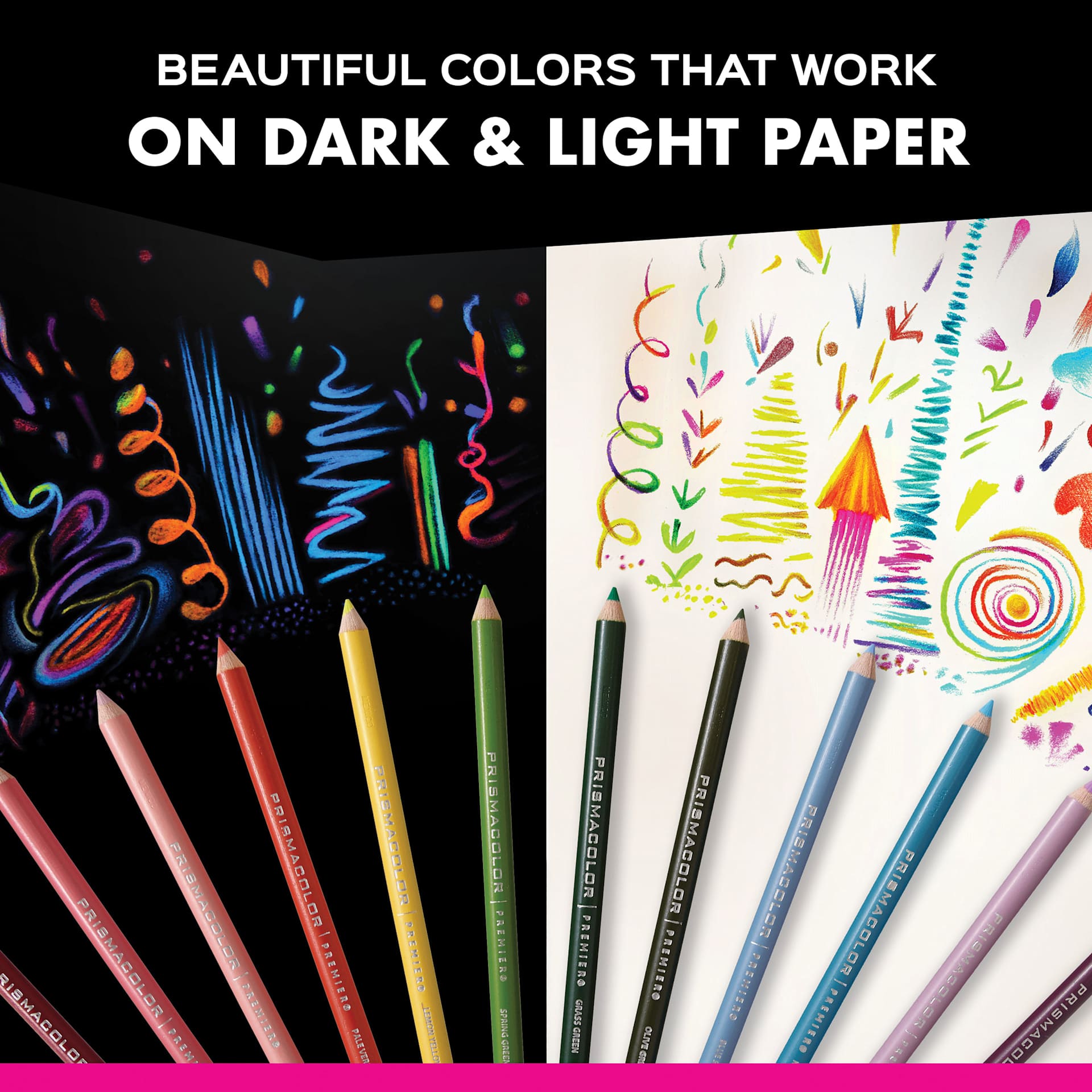 Beautiful colors that work on dark and light paper.