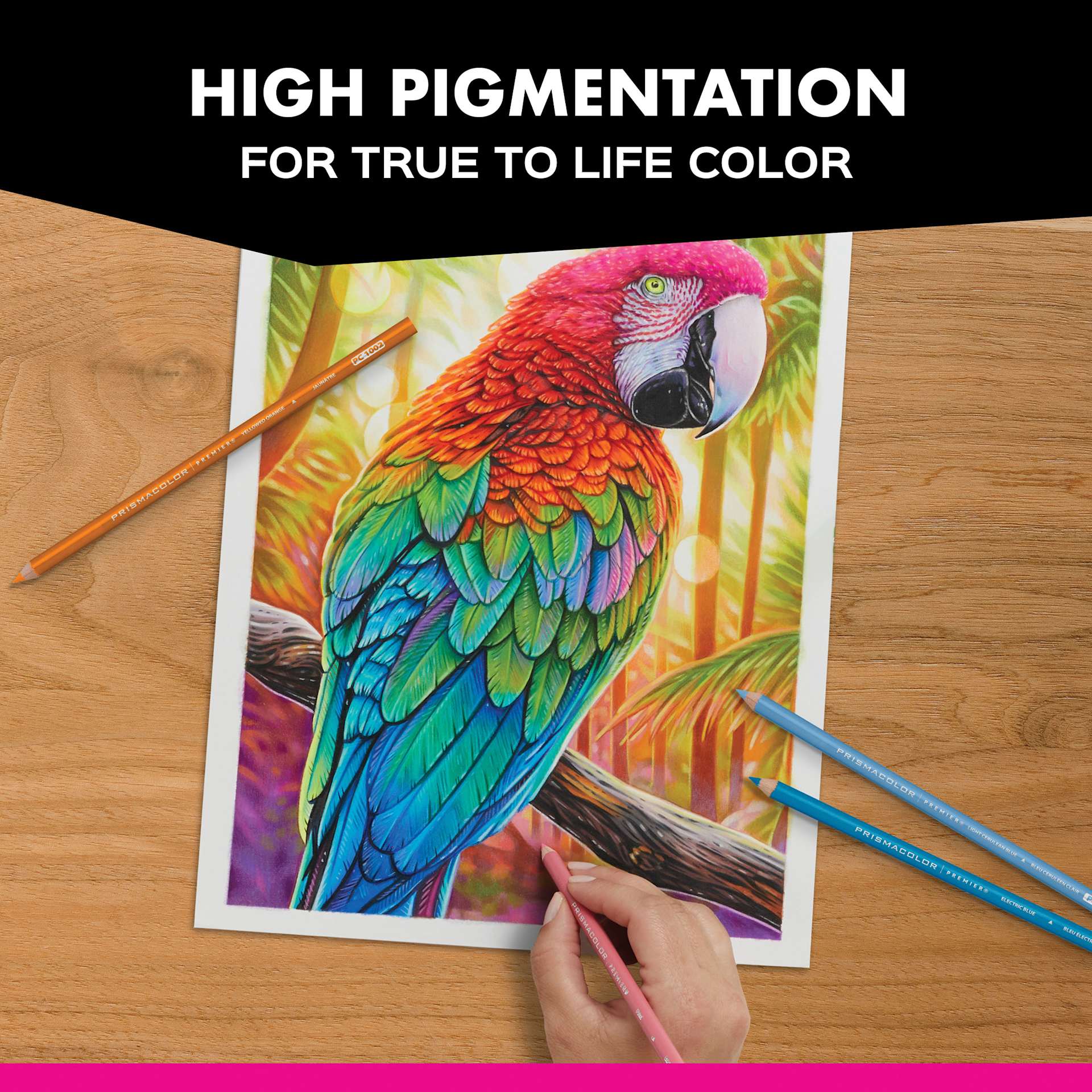 High pigmentation for true to life color.