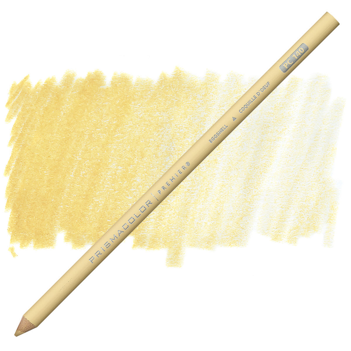 Prismacolor Premier Colored Pencil - Eggshell pencil and swatch