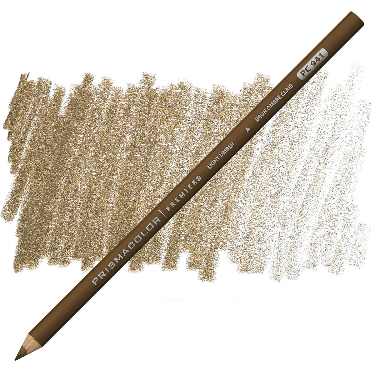 Prismacolor Premier Colored Pencil - Light Umber pencil and swatch