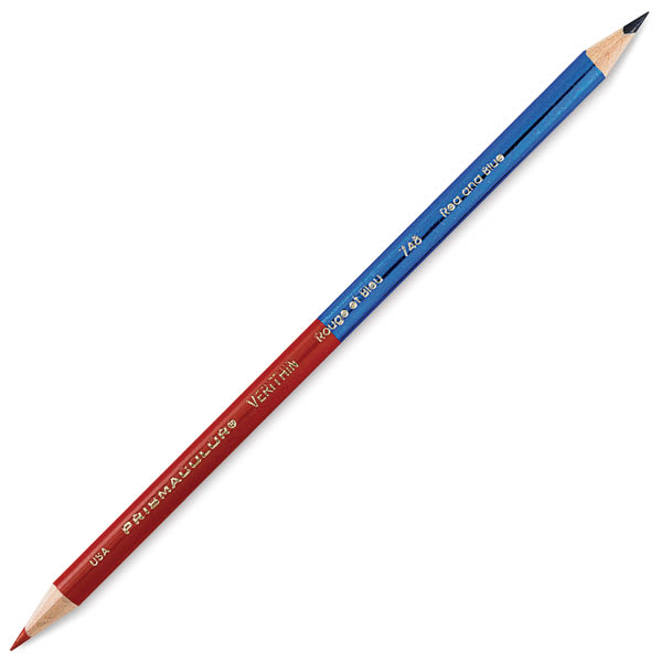 Prismacolor Verithin Pencil - Red and Blue