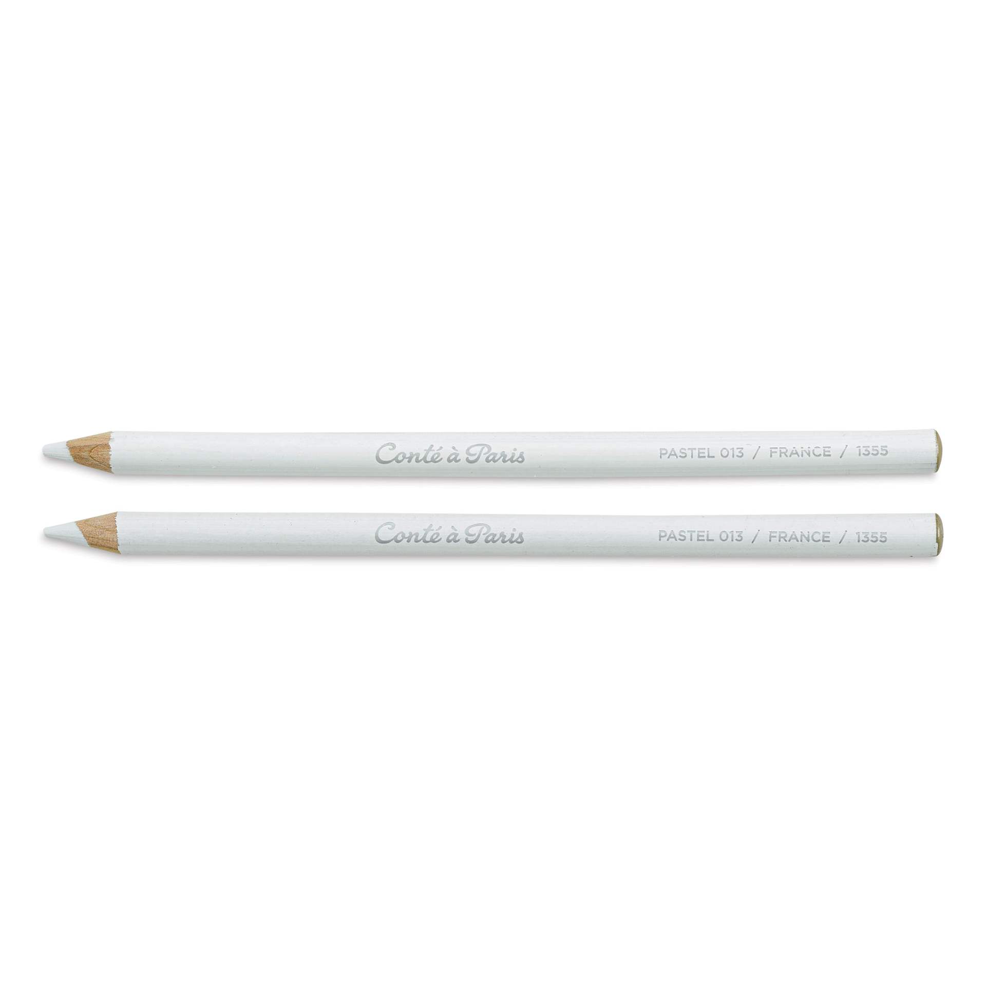 Conté à Paris Pastel Pencils - Set of 2, White, set contents