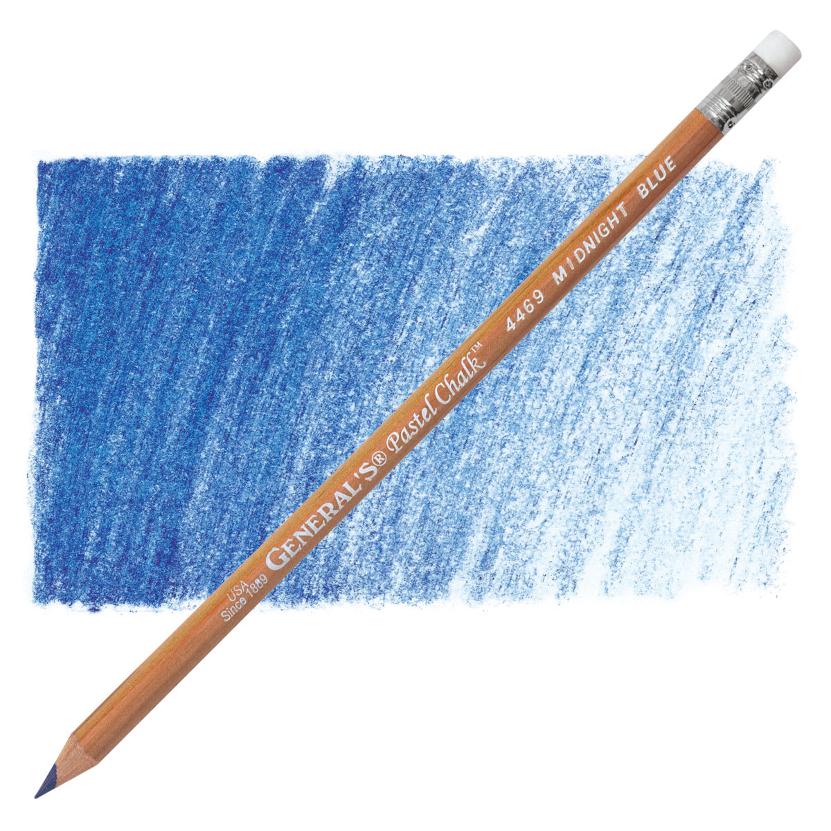 General's Pastel Chalk Pencil - Midnight pencil and swatch