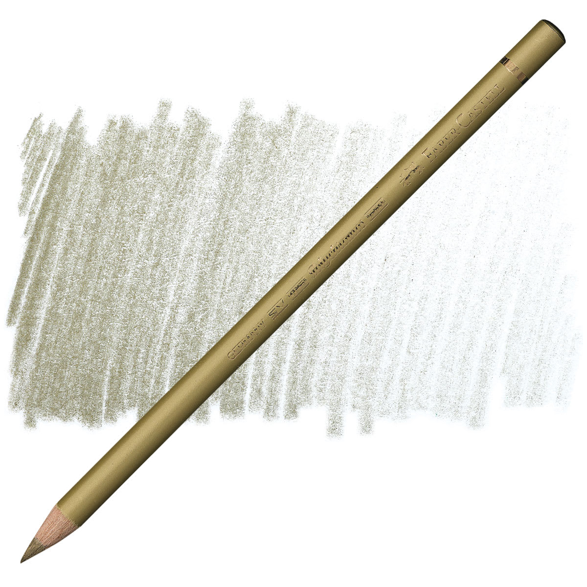 Faber-Castell Polychromos Pencil - Gold pencil and swatch