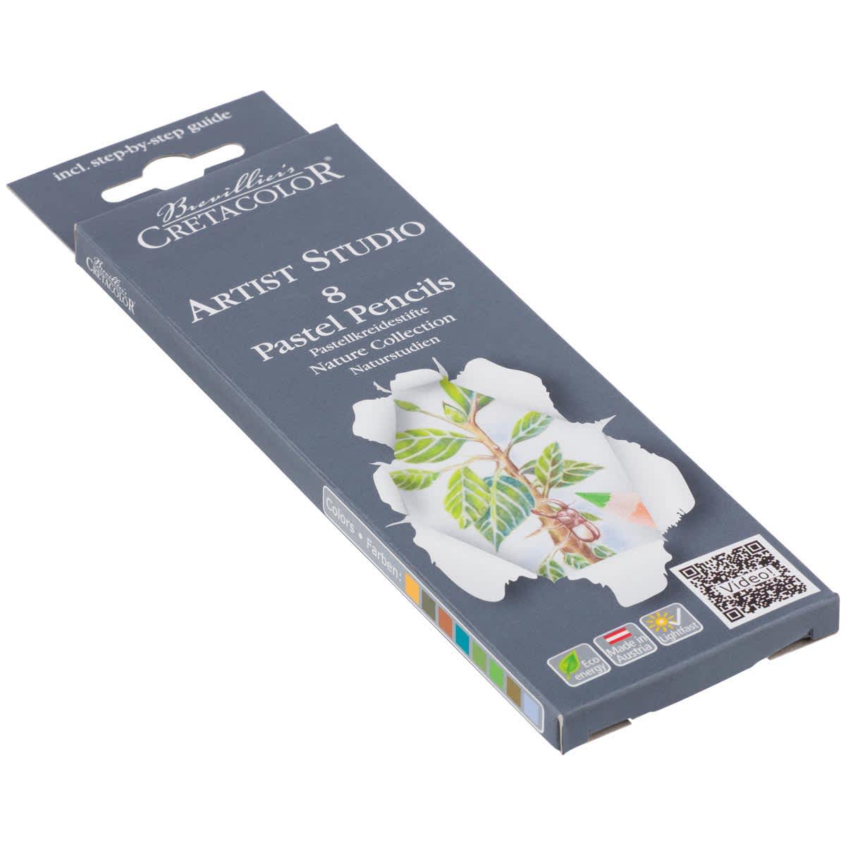 Cretacolor Pencils Set of 8, Nature Colors
