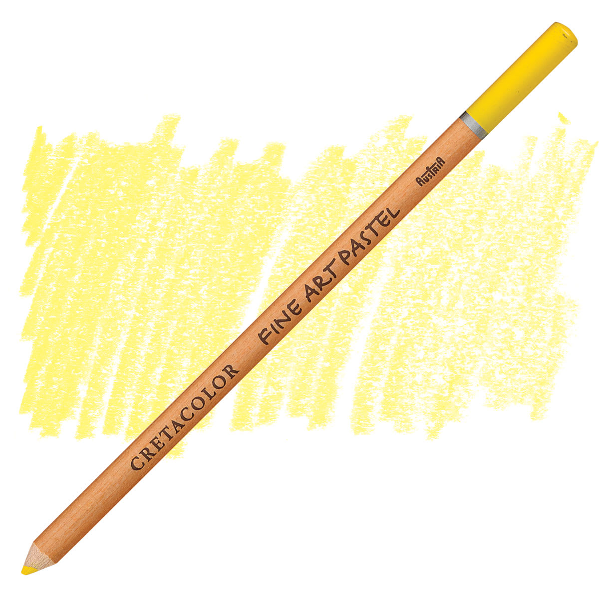 Cretacolor Fine Art Pastel Pencil - Chromium Yellow pencil and swatch