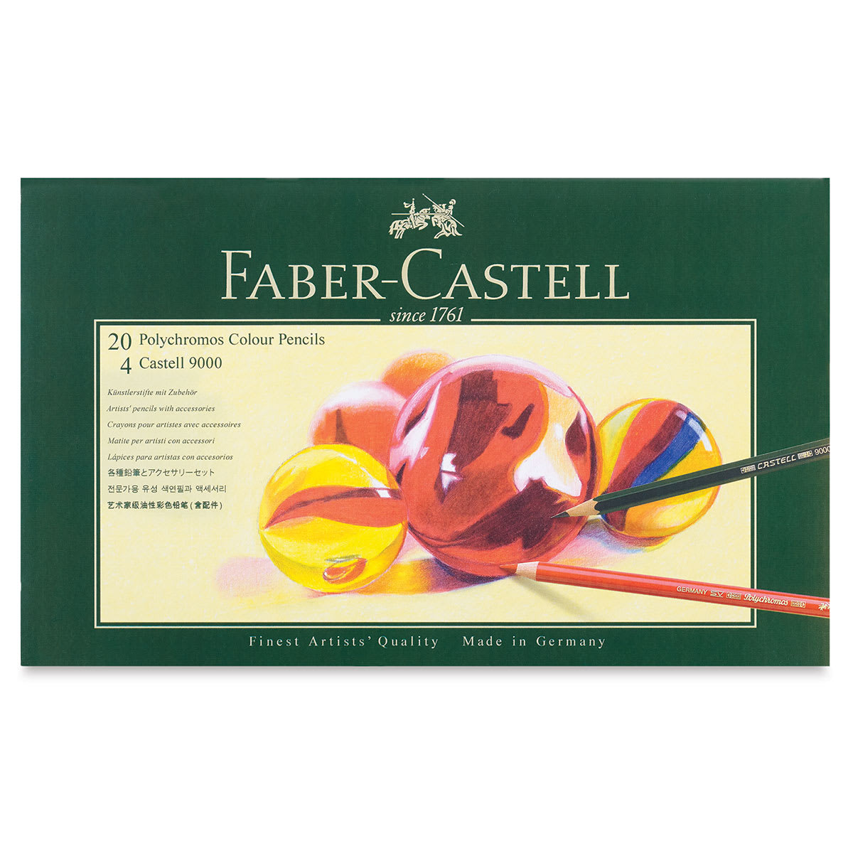 Faber-Castell Polychromos Gift Set of 24. Outside of package.
