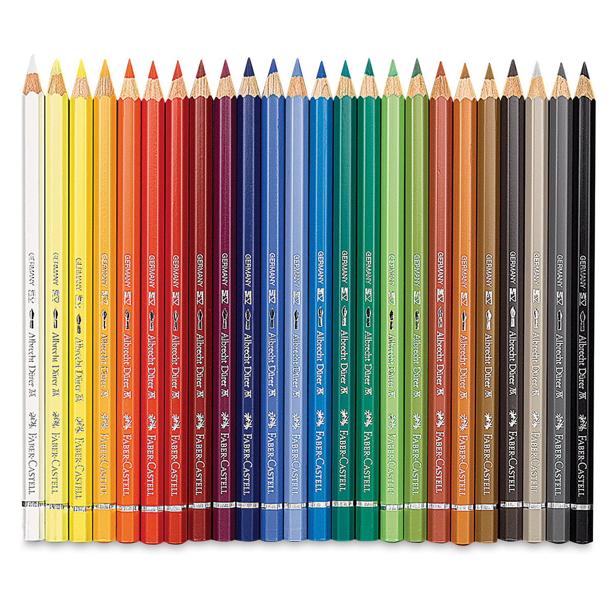 Faber-Castell Albrecht Durer Watercolor Pencils - Set of 24 (set contents)