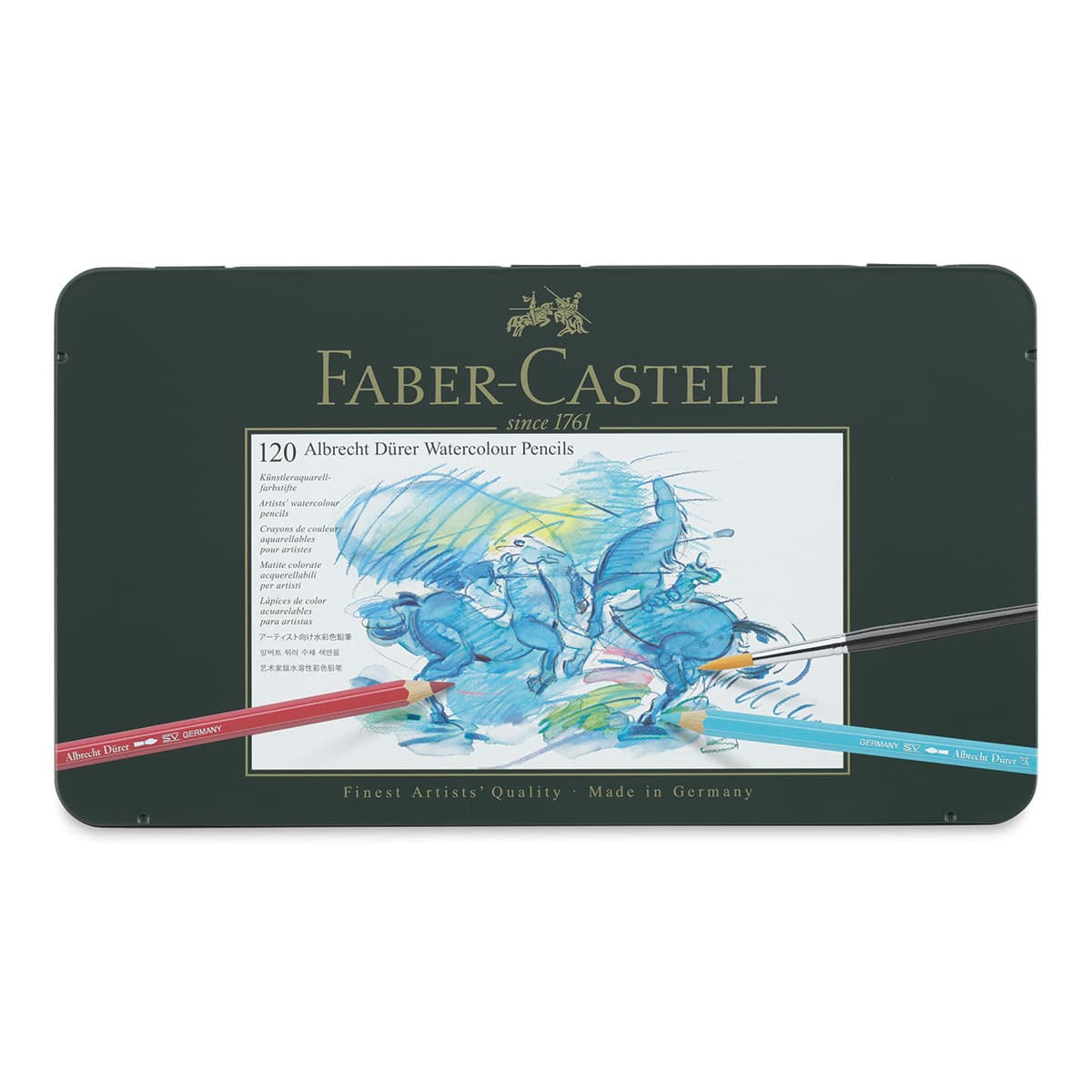 Faber-Castell Albrecht Durer Watercolor Pencils -  Set of 120 (front of package)