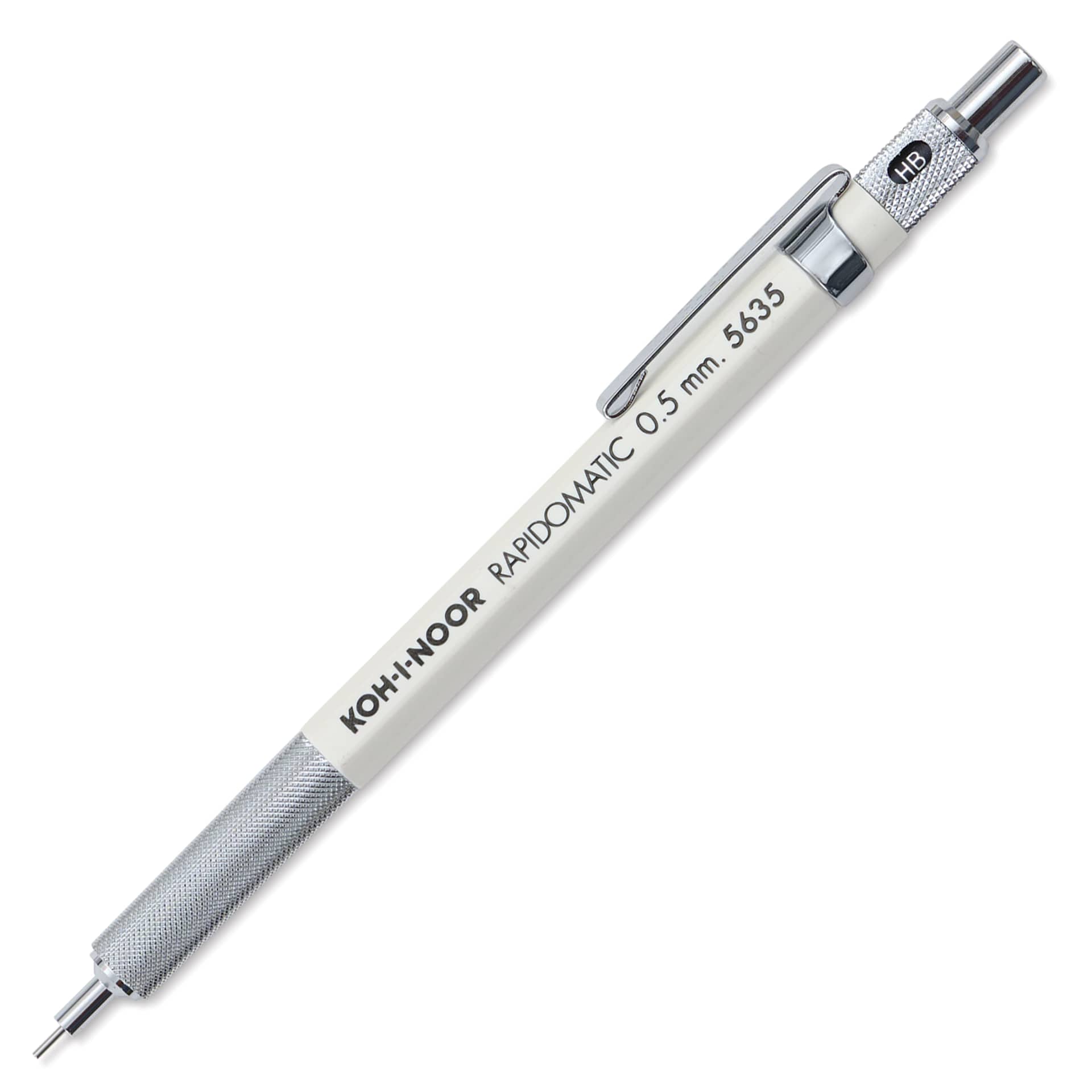 Rapidomatic Mechanical Pencils .5 mm. White - Carded