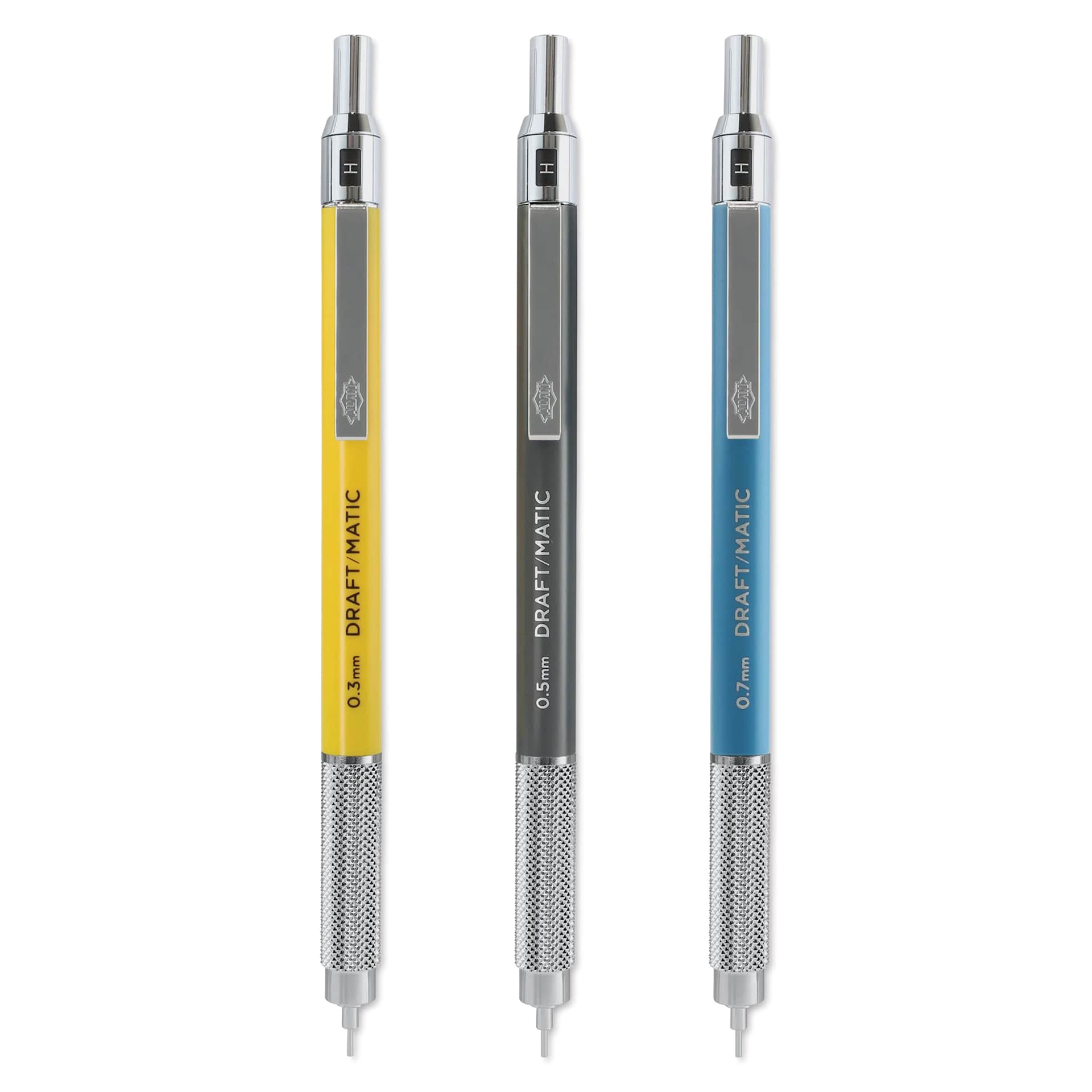 Alvin Draft/Matic Drafting Pencils - Set of 3, pencils out of packaging