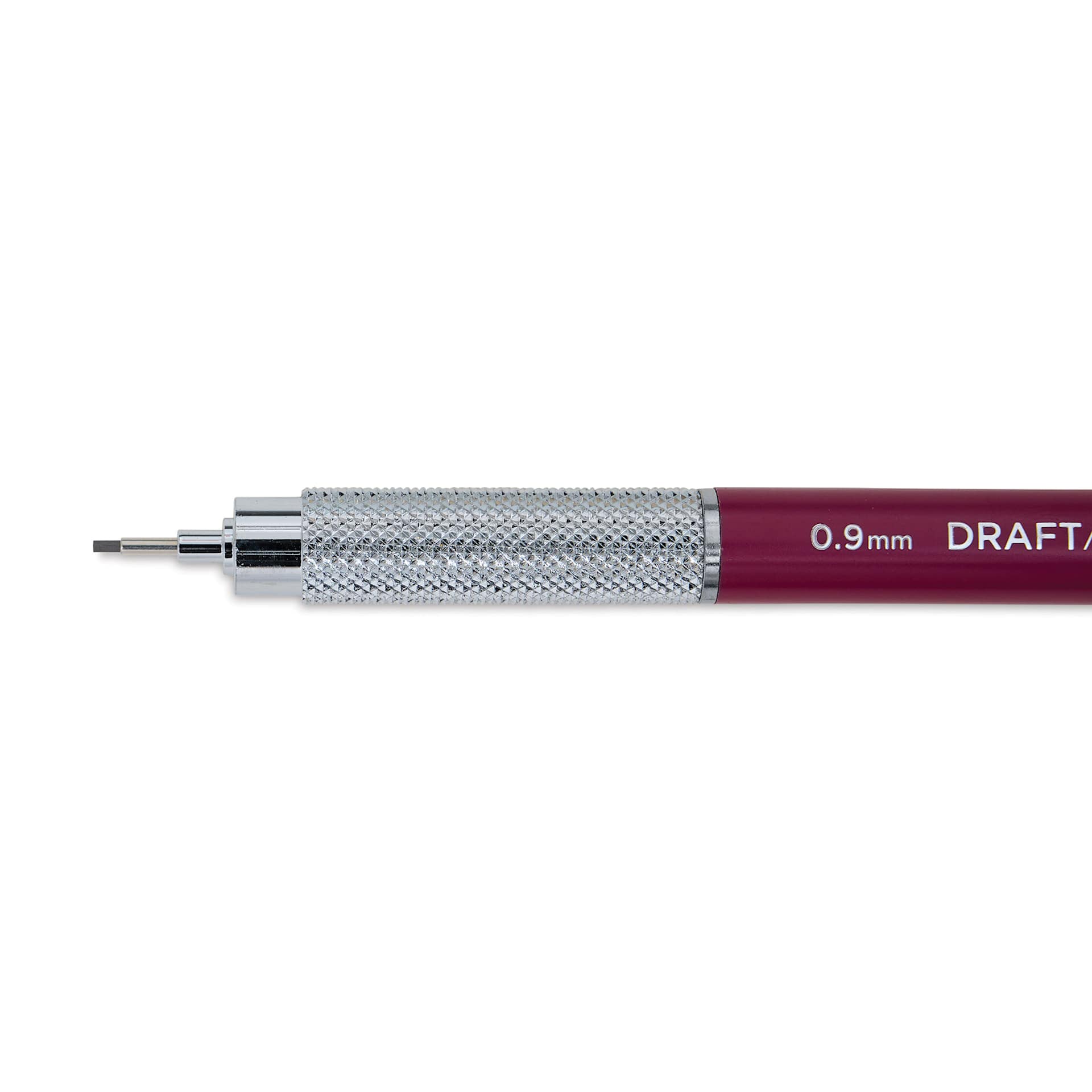Alvin Draft/Matic Drafting Pencil - 0.9 mm Tip, Maroon close-up of lead