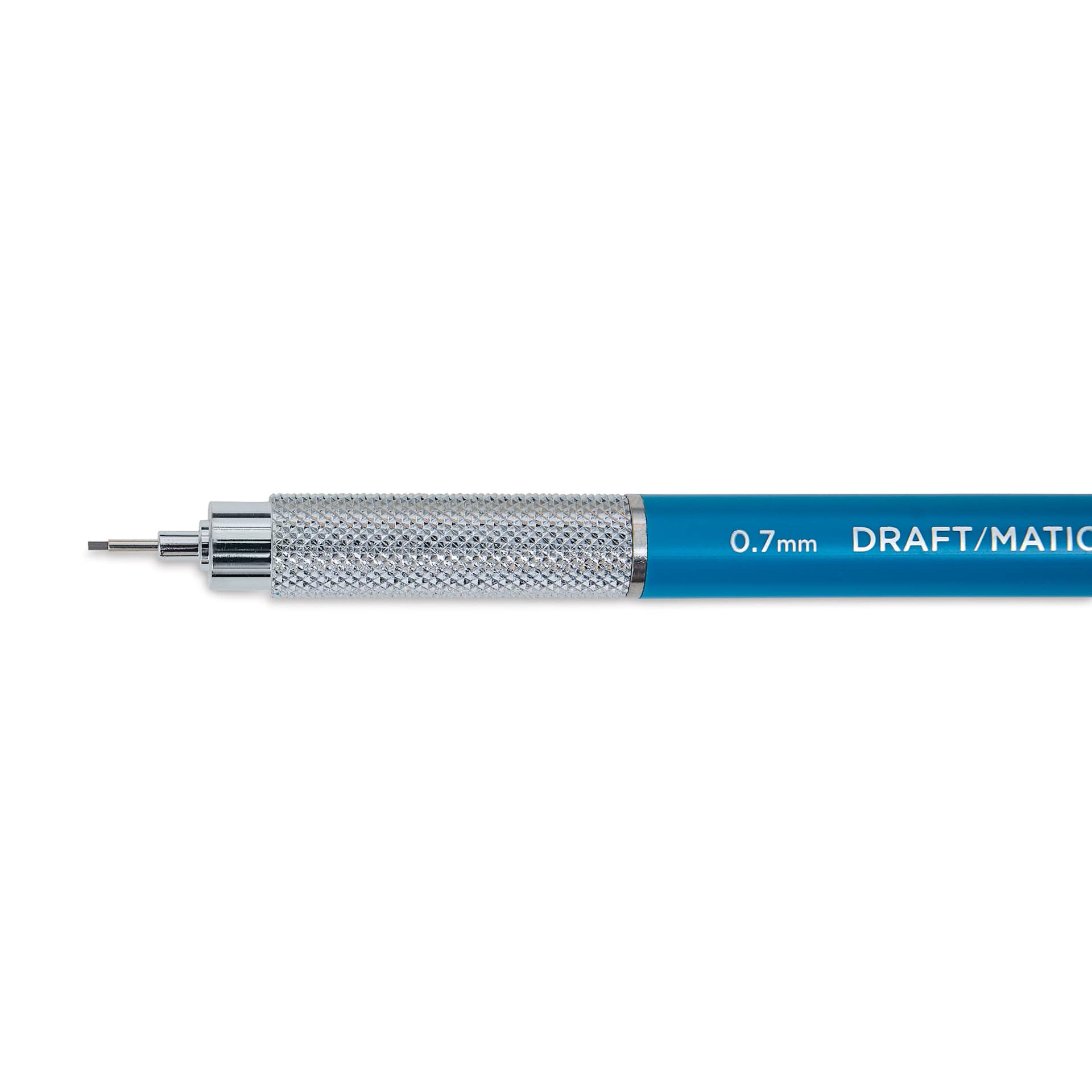 Alvin Draft/Matic Drafting Pencil - 0.7 mm Tip, Blue close-up of lead