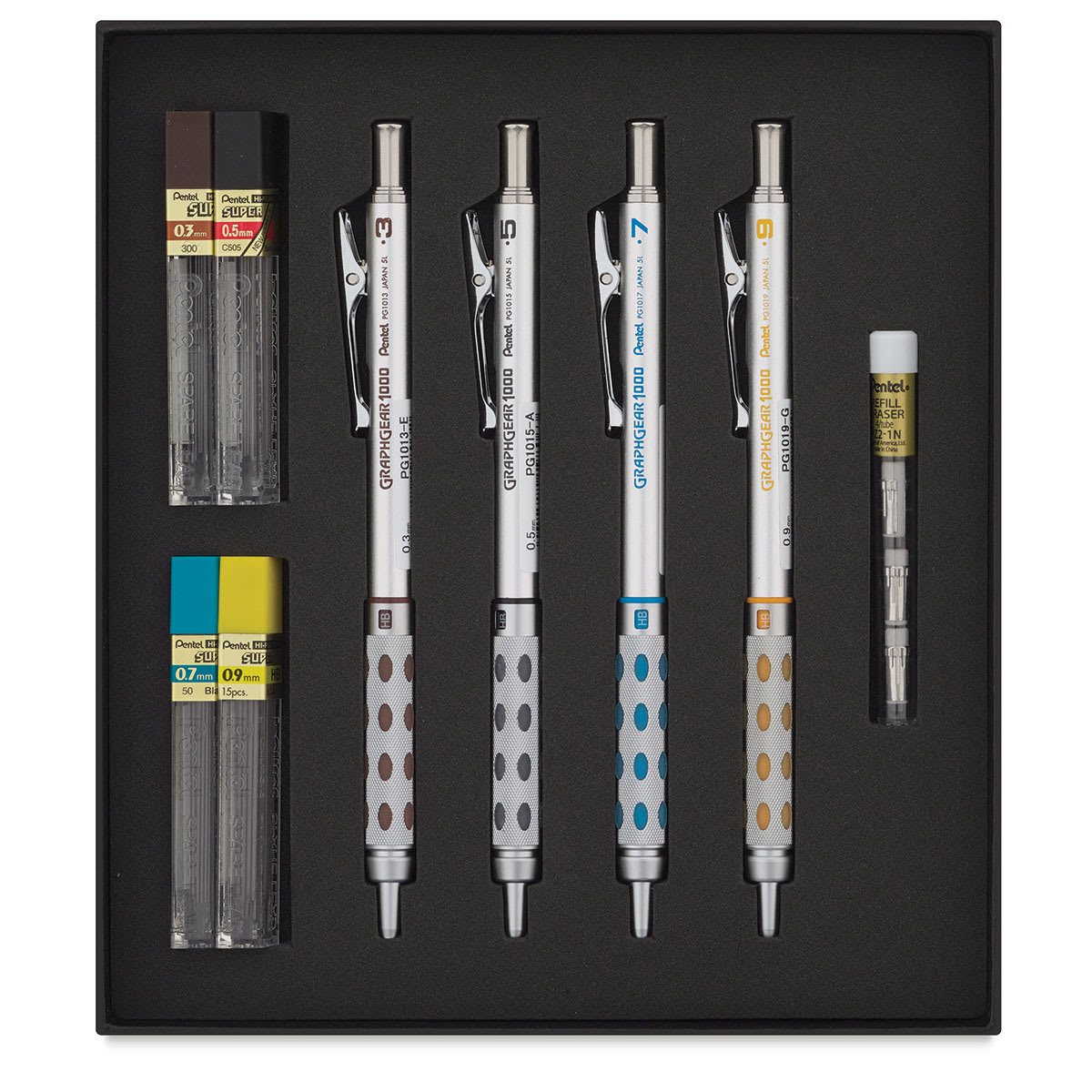 GraphGear 1000 Premium Pencil Set Inside of Package
GraphGear 1000 Premium Pencil Set Inside of Package