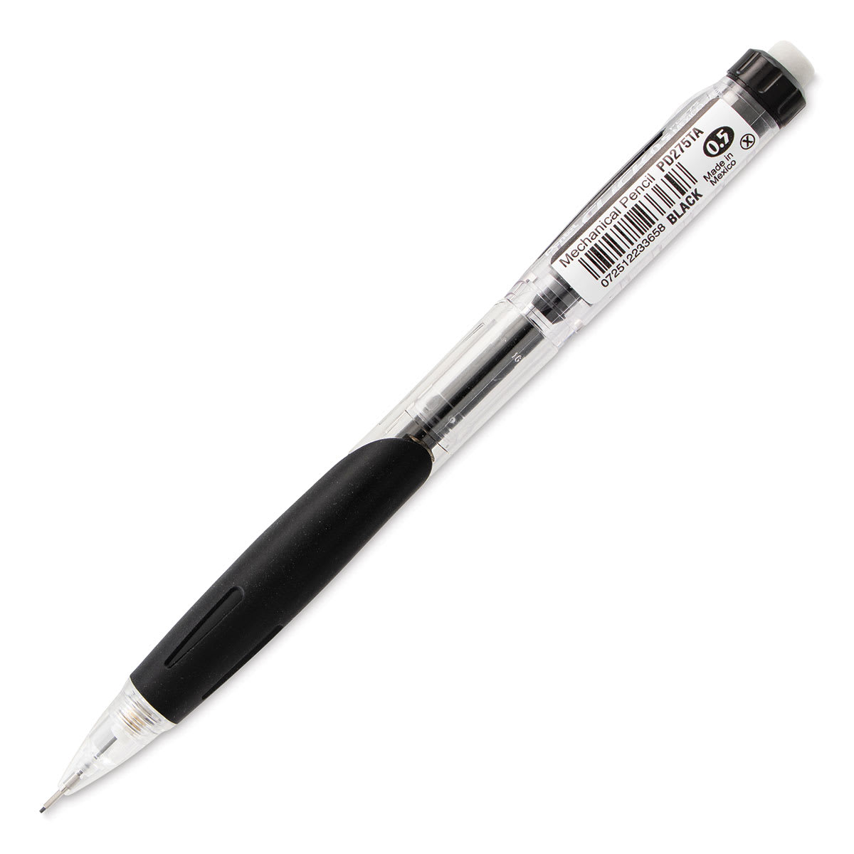 Pentel Twist-Erase Click Mechanical Pencil - 0.5 mm, Black back