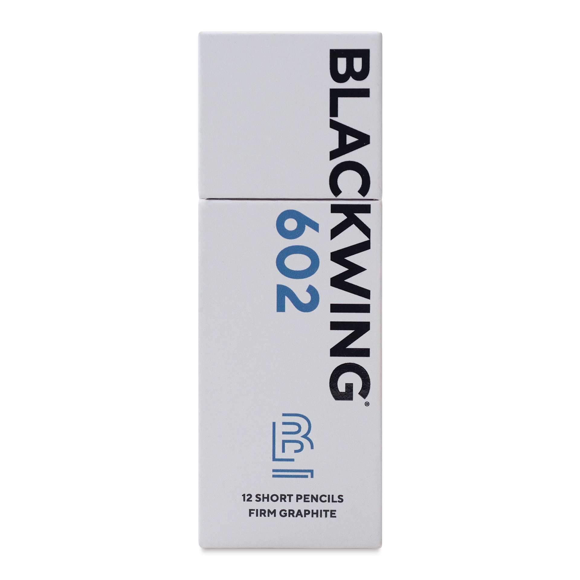Blackwing 602 Short Pencils - Pkg of 12 - front of packaging