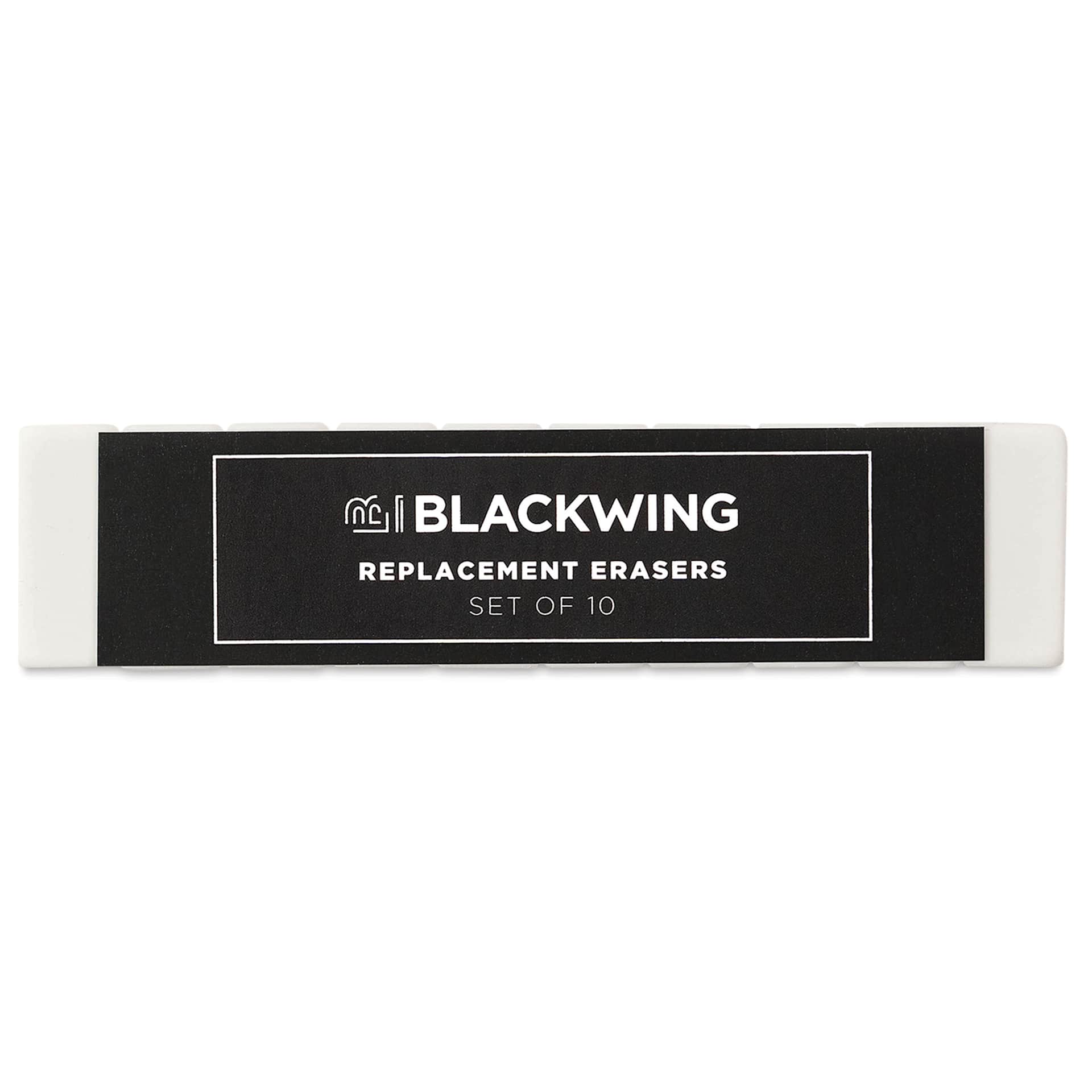 Blackwing Pencil Replacement Erasers - White, Box of 10