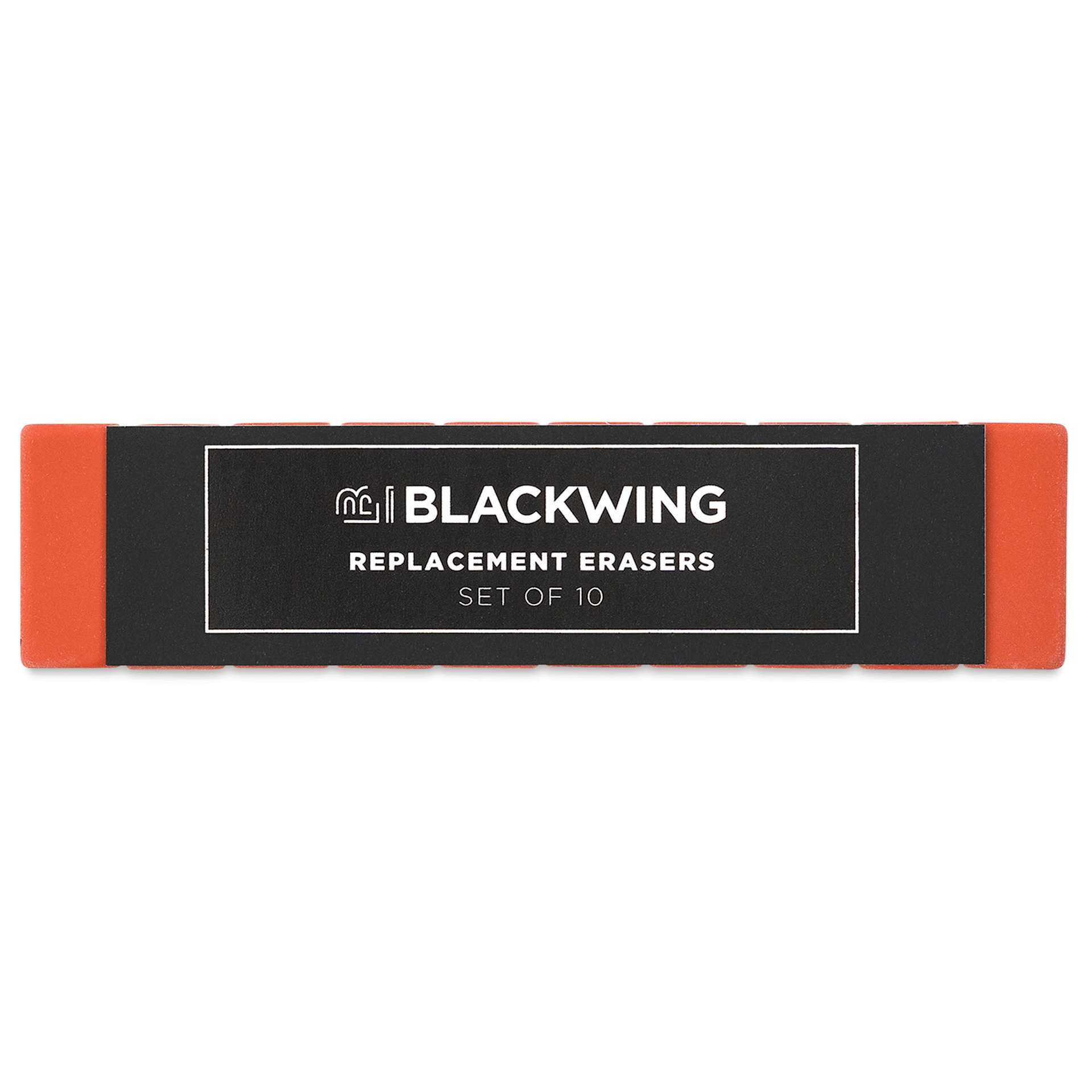 Blackwing Pencil Replacement Erasers - Red, Box of 10