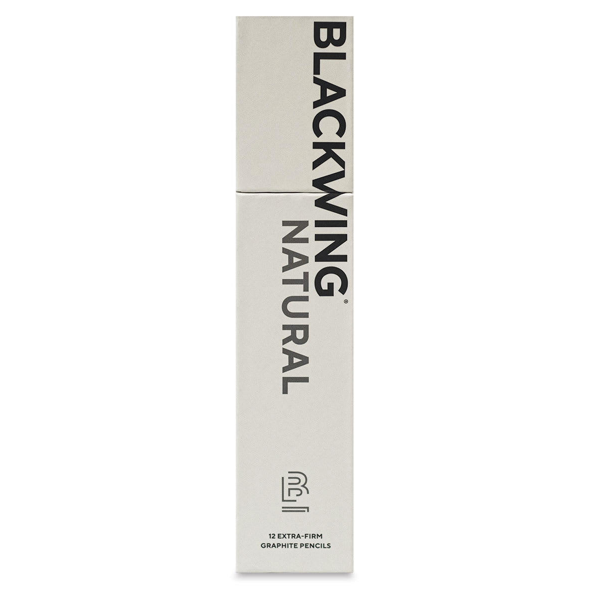 Blackwing Pencils - Natural, Pkg of 12, Extra-Firm, front of the box