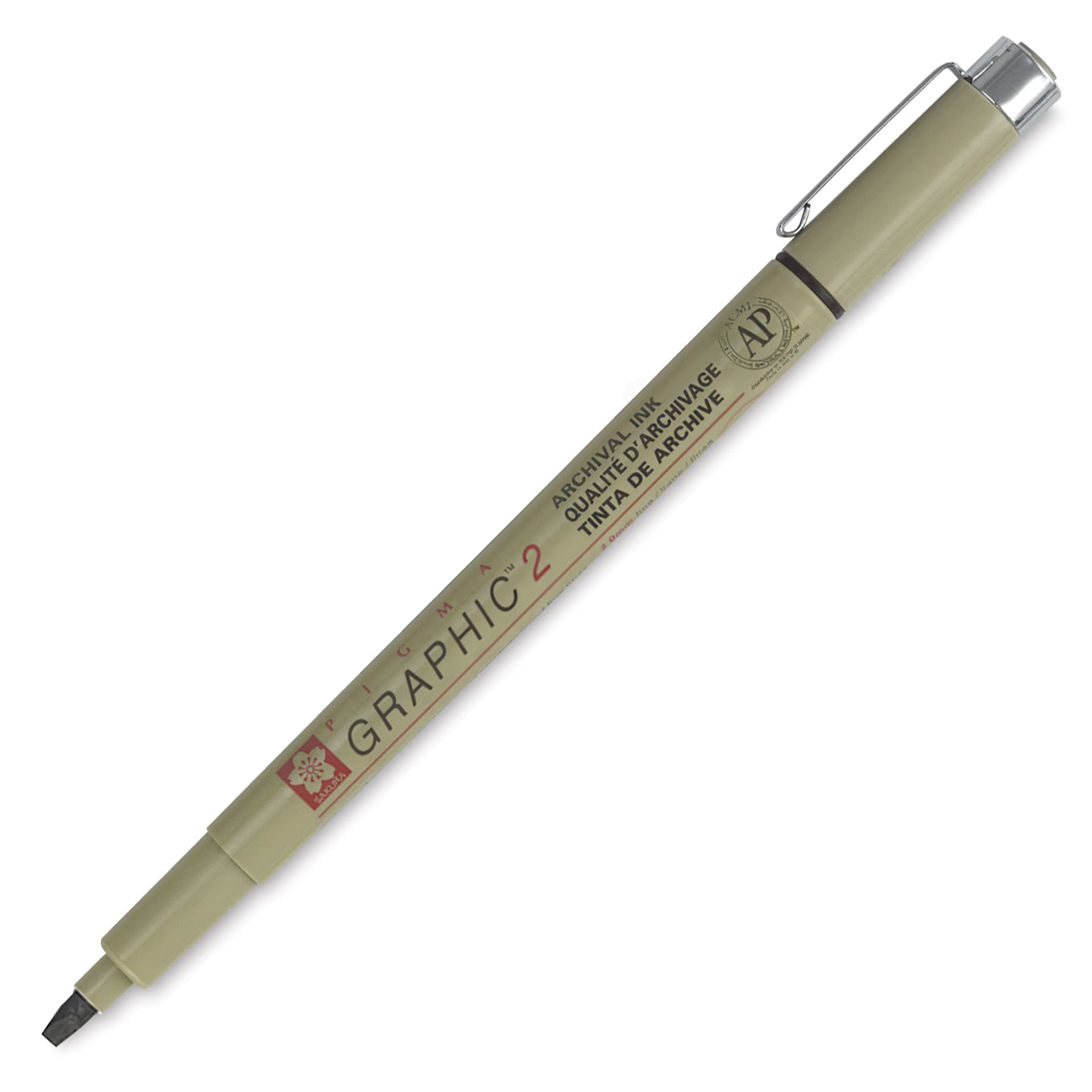 Sakura Pigma Graphic Pen - Black, 2 mm