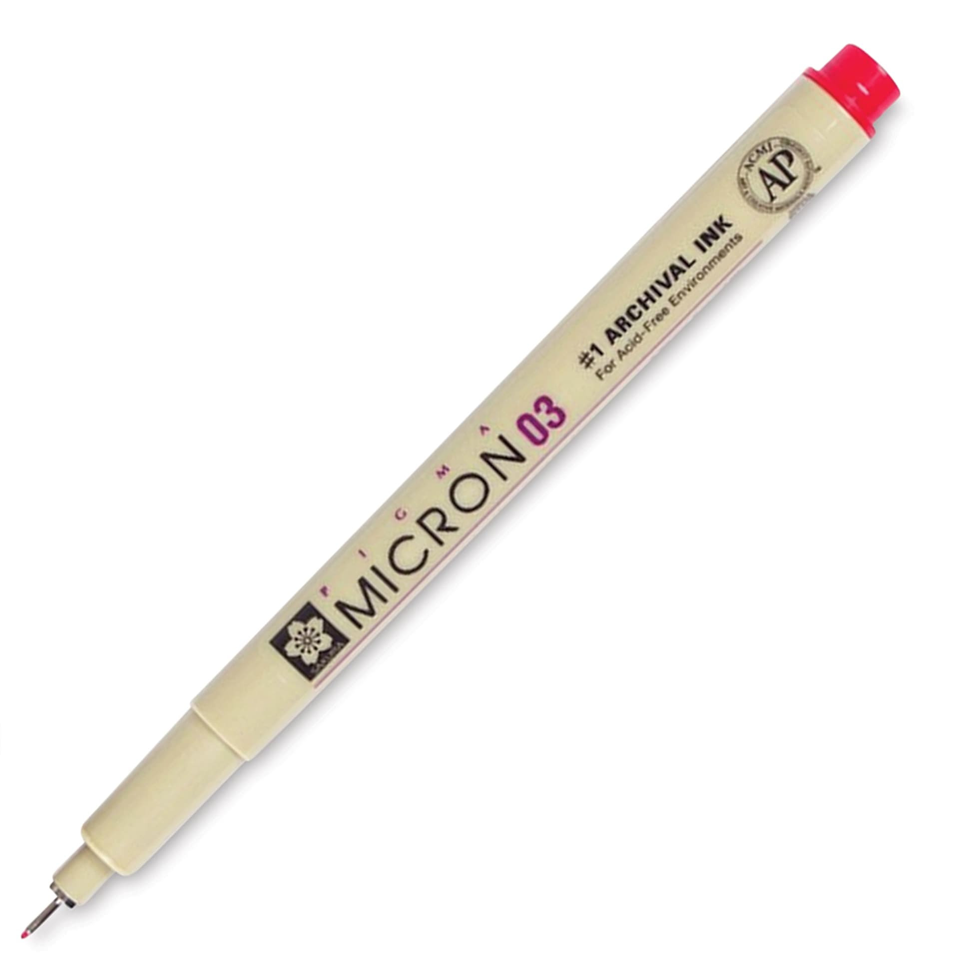 Sakura Pigma Micron Pen - Red, 03