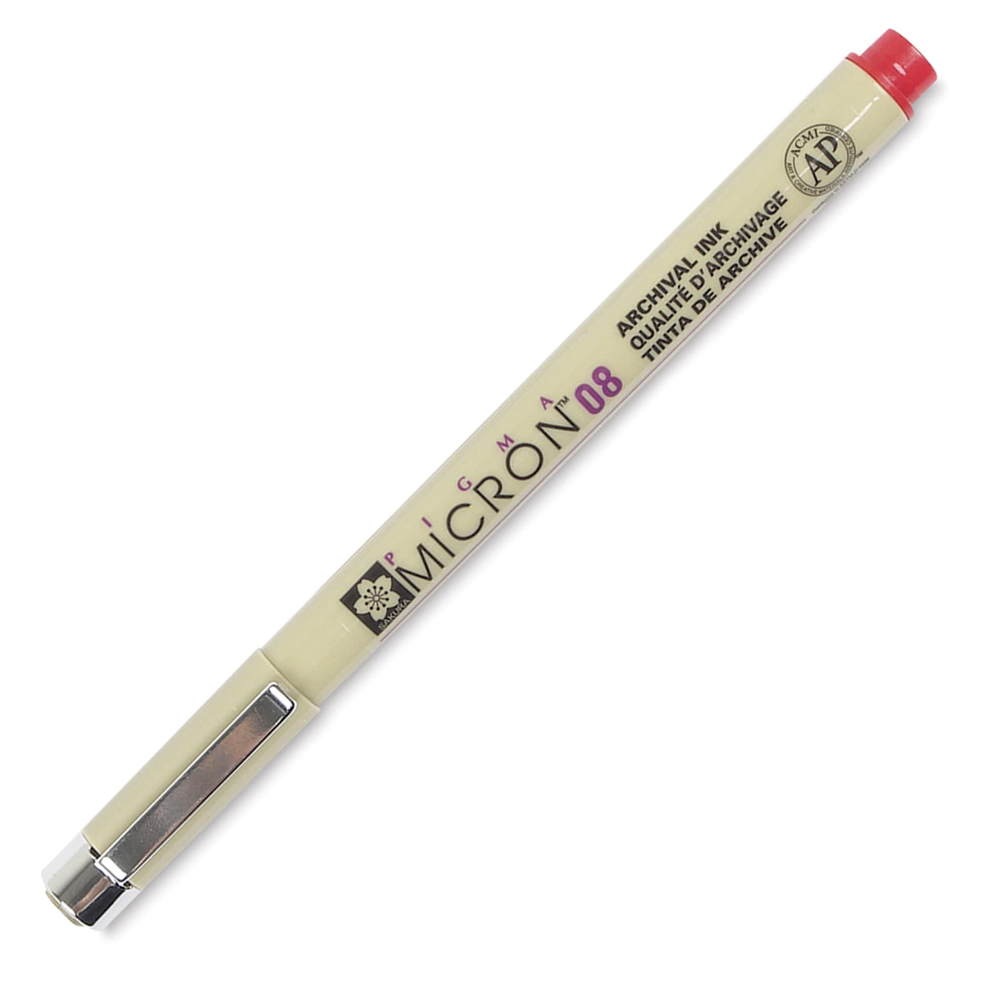 Sakura Pigma Micron Pen - Red, 08