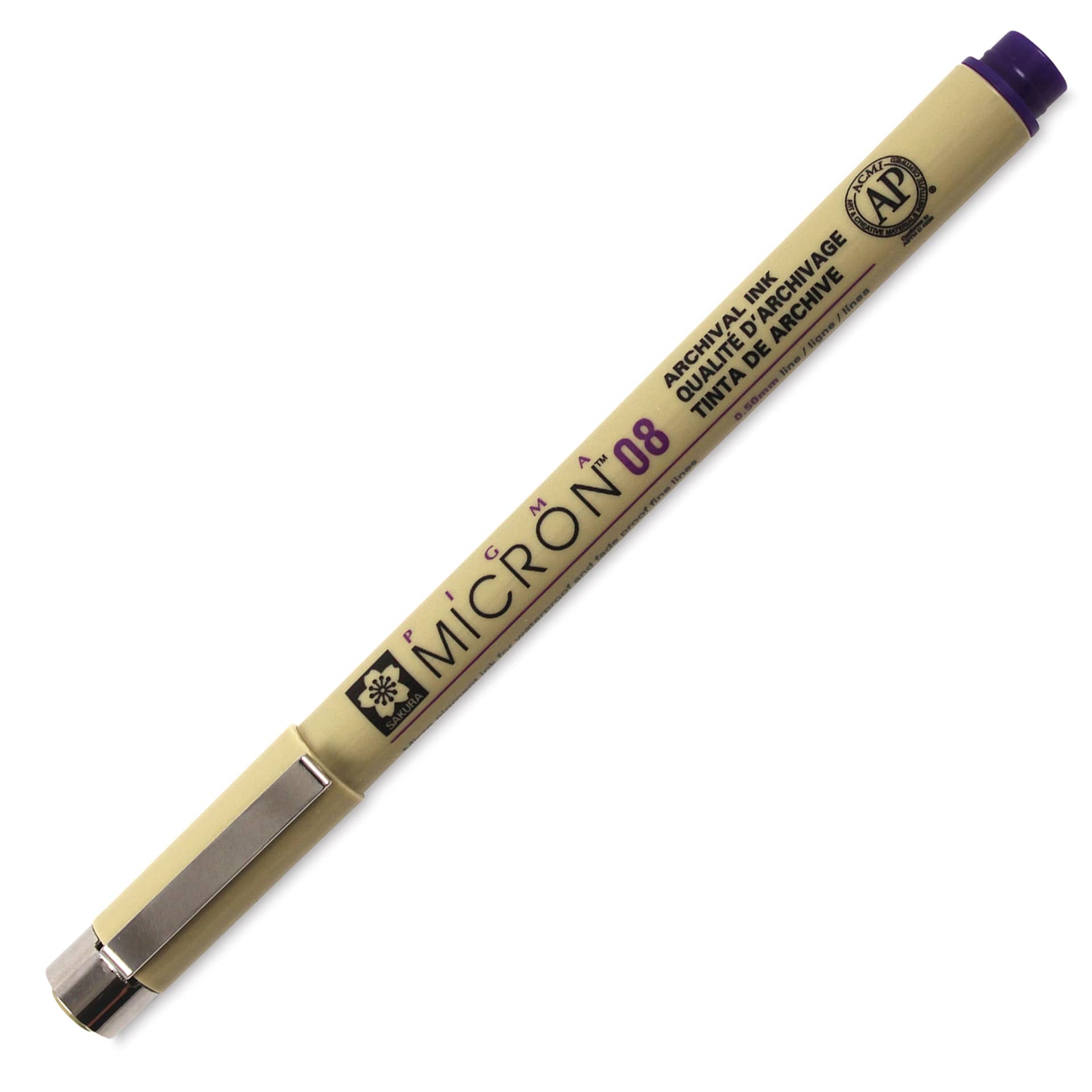 Sakura Pigma Micron Pen - Purple, 08