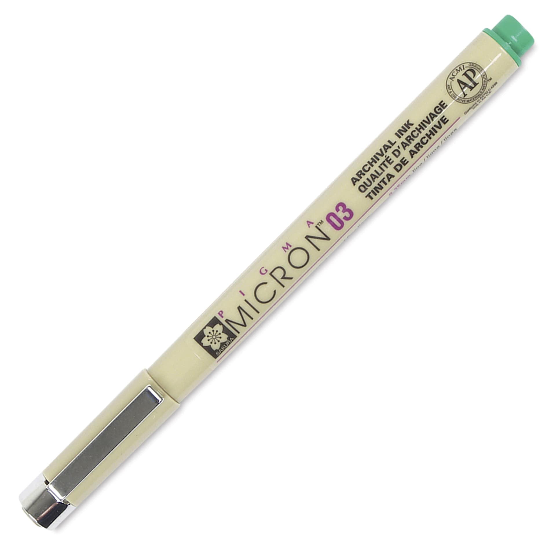 Sakura Pigma Micron Pen - Green, 03