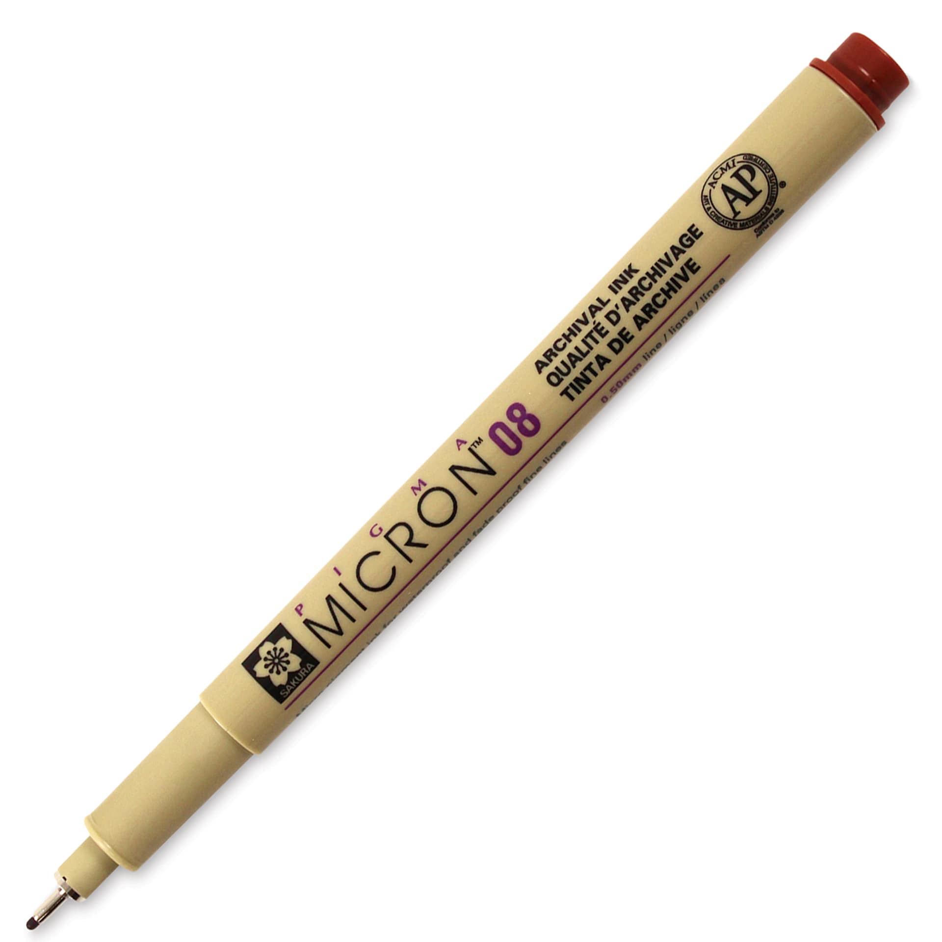 Sakura Pigma Micron Pen - Brown, 08