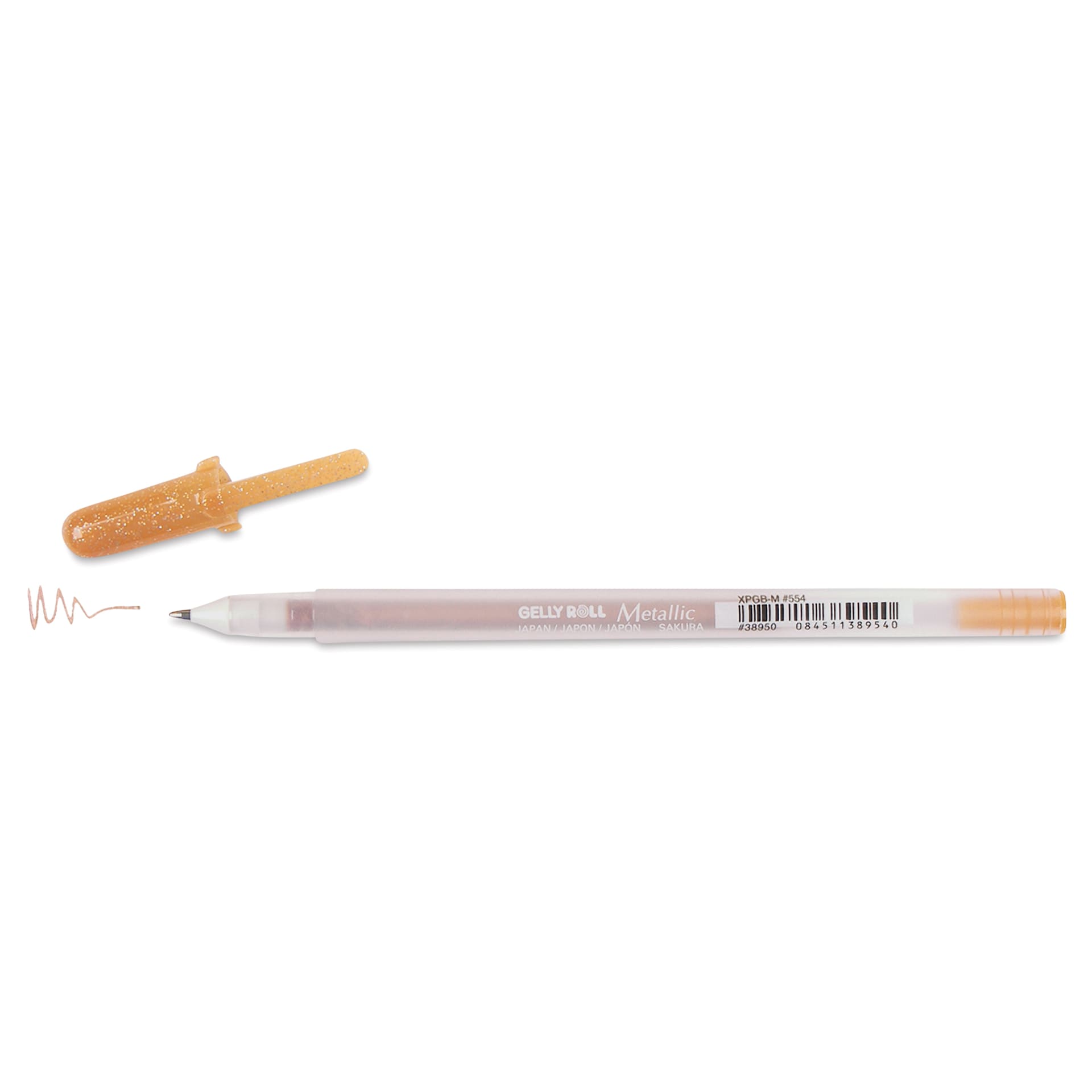 Sakura Gelly Roll Pen - Medium Point, Metallic Copper, cap off