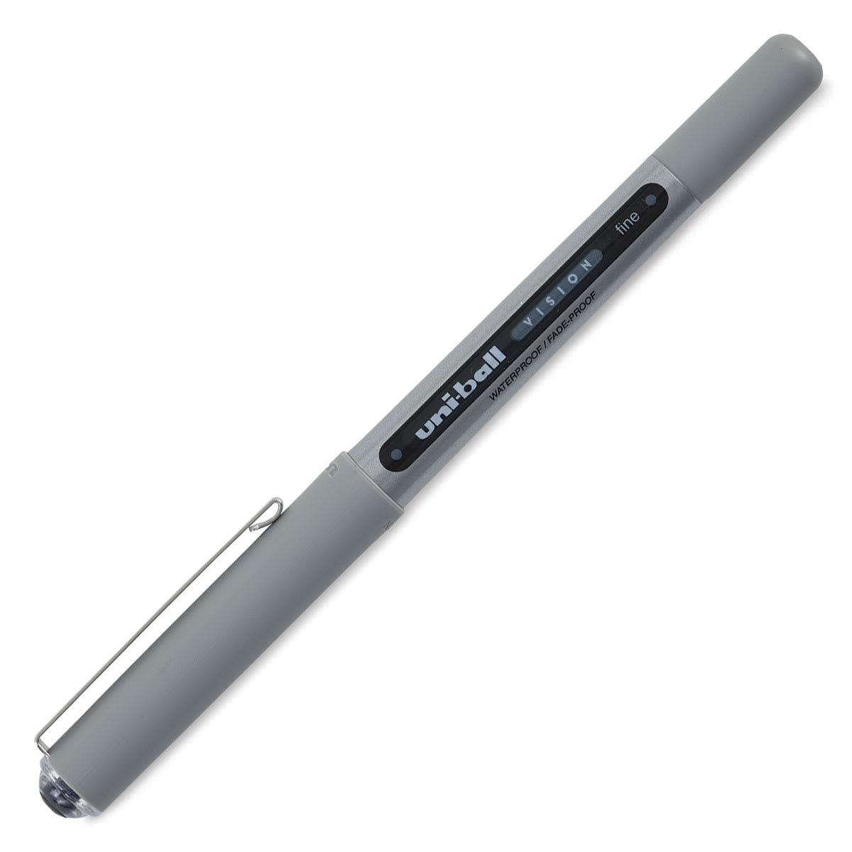 Uni-Ball Vision Pen - Angled view of closed pen Uni-Ball Vision Pen - Angled view of closed pen