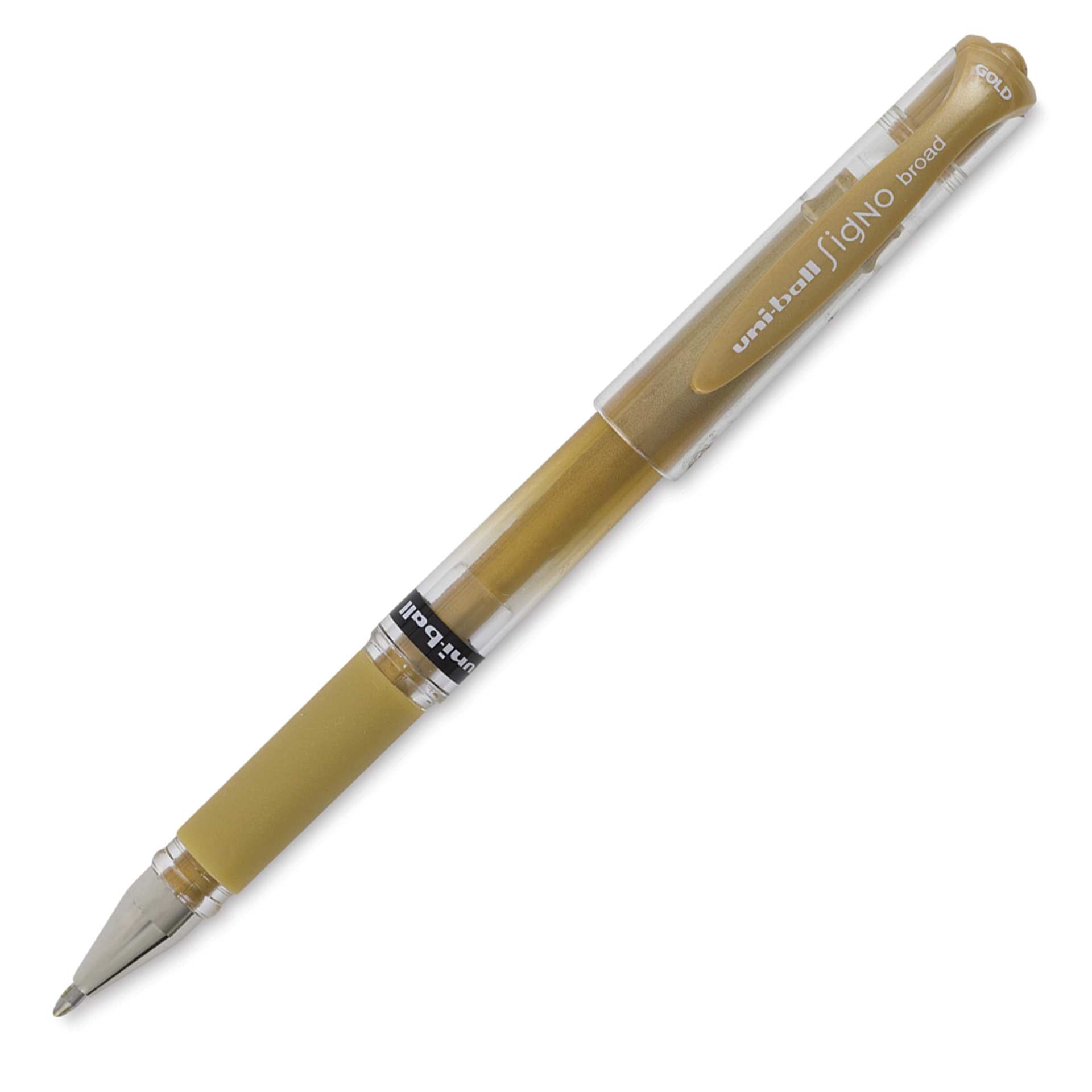 Uni-Ball Signo Impact Rollerball Gel Pen - Gold, Bold Tip, 1.0 mm