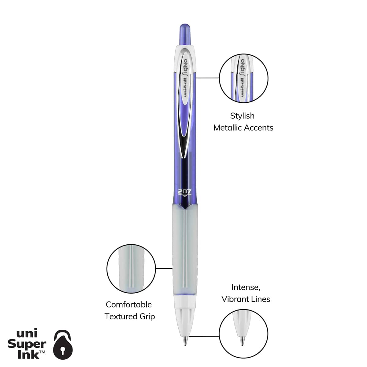 Signo 207 Fashion Pen Violet