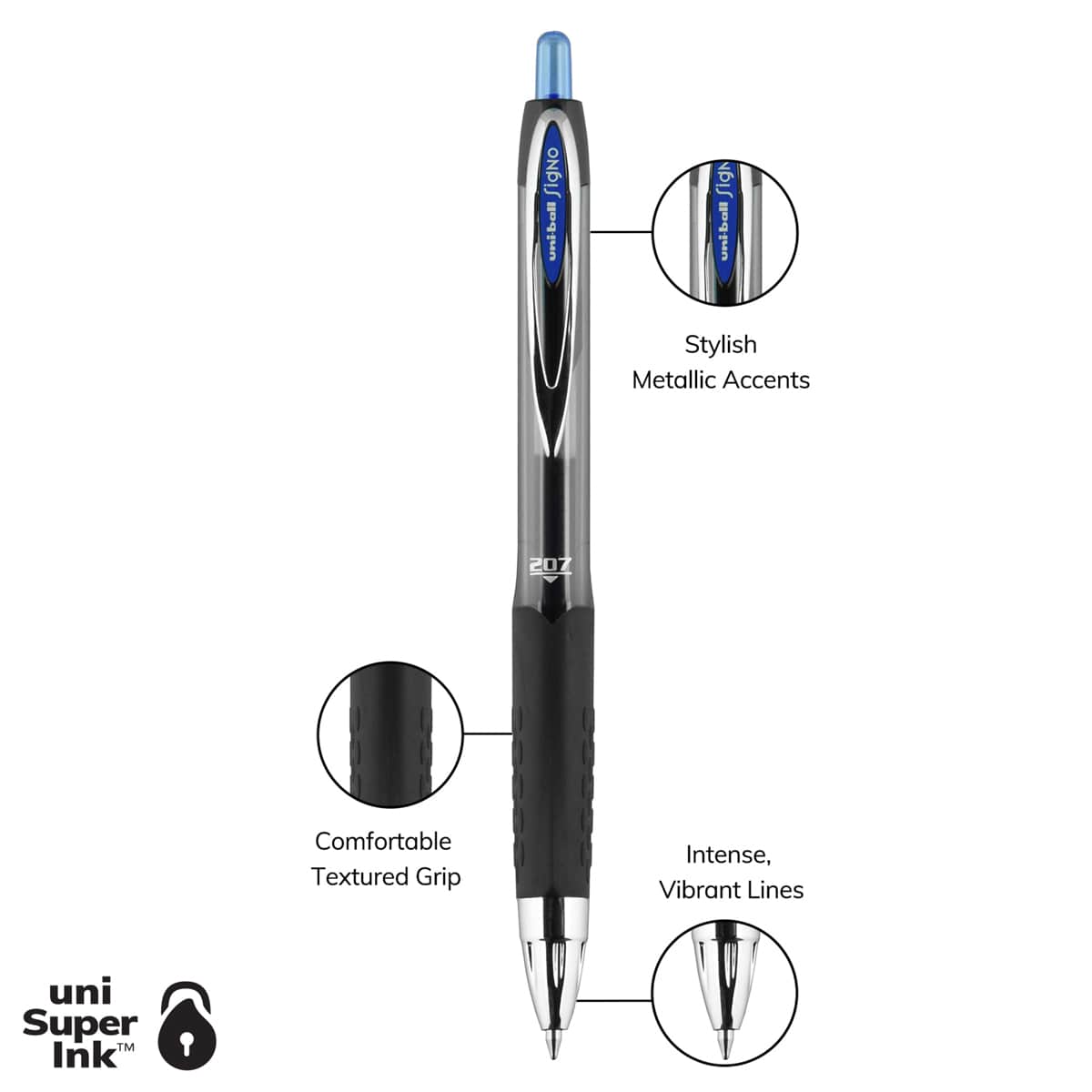 Signo 207 Pen Blue