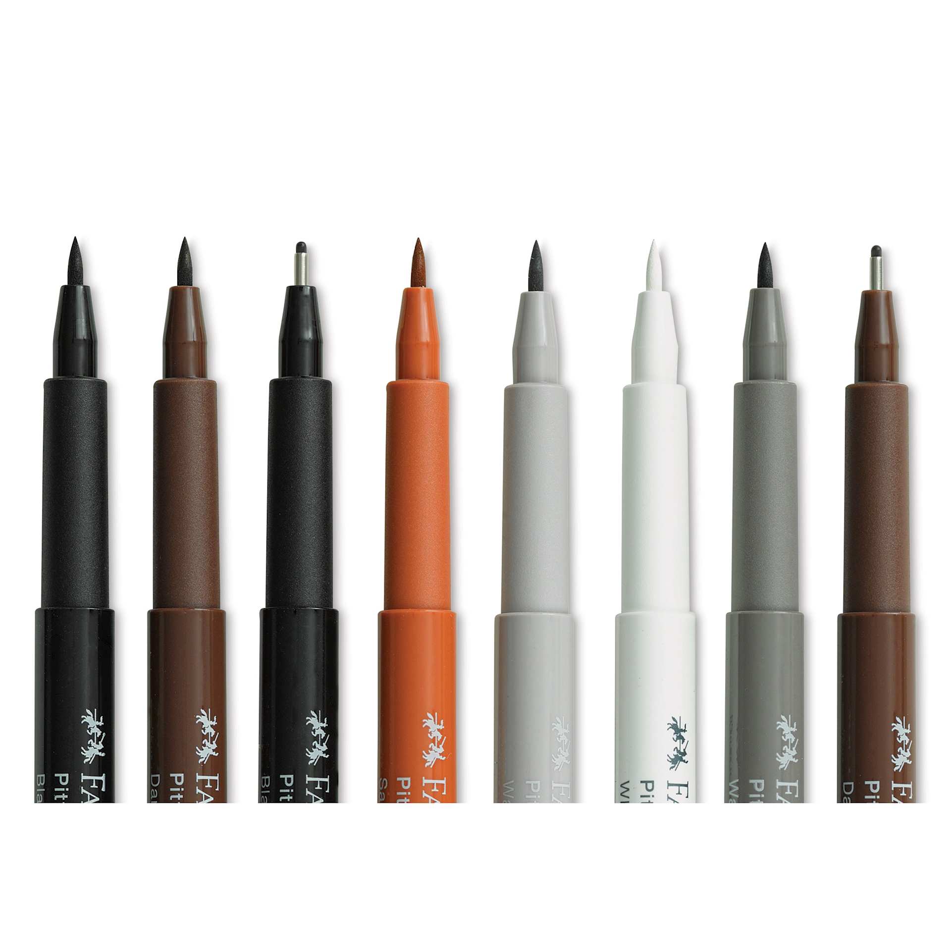 Faber-Castell Pitt Artist Pens- Classic, Set of 8, Assorted