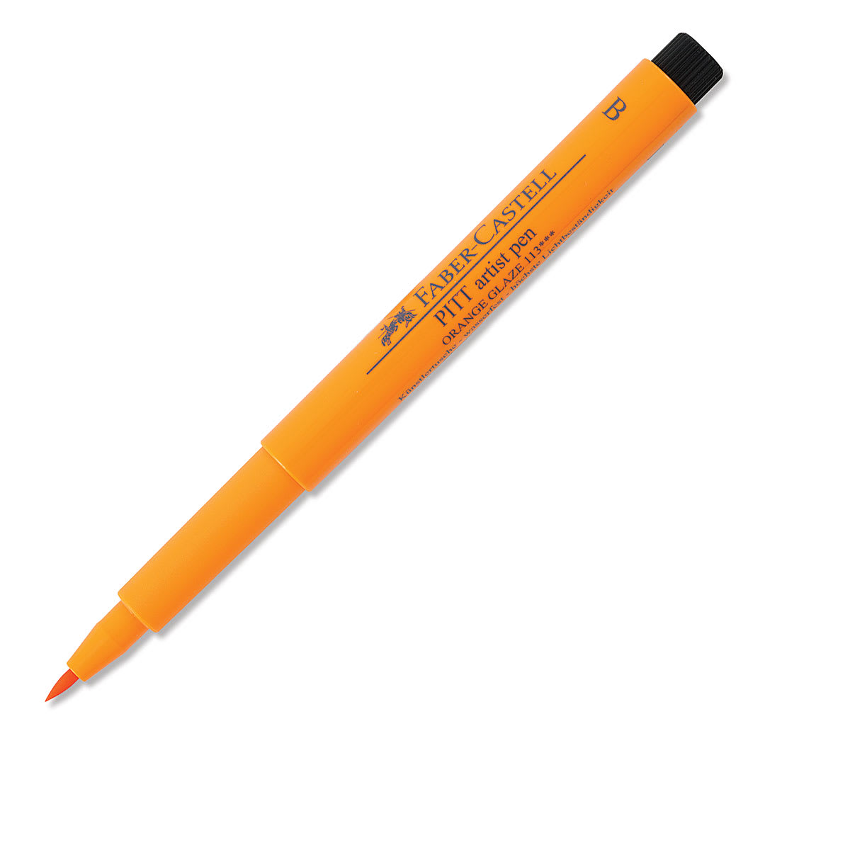 Faber-Castell Pitt Artist Pen - Orange Glaze, Brush Nib